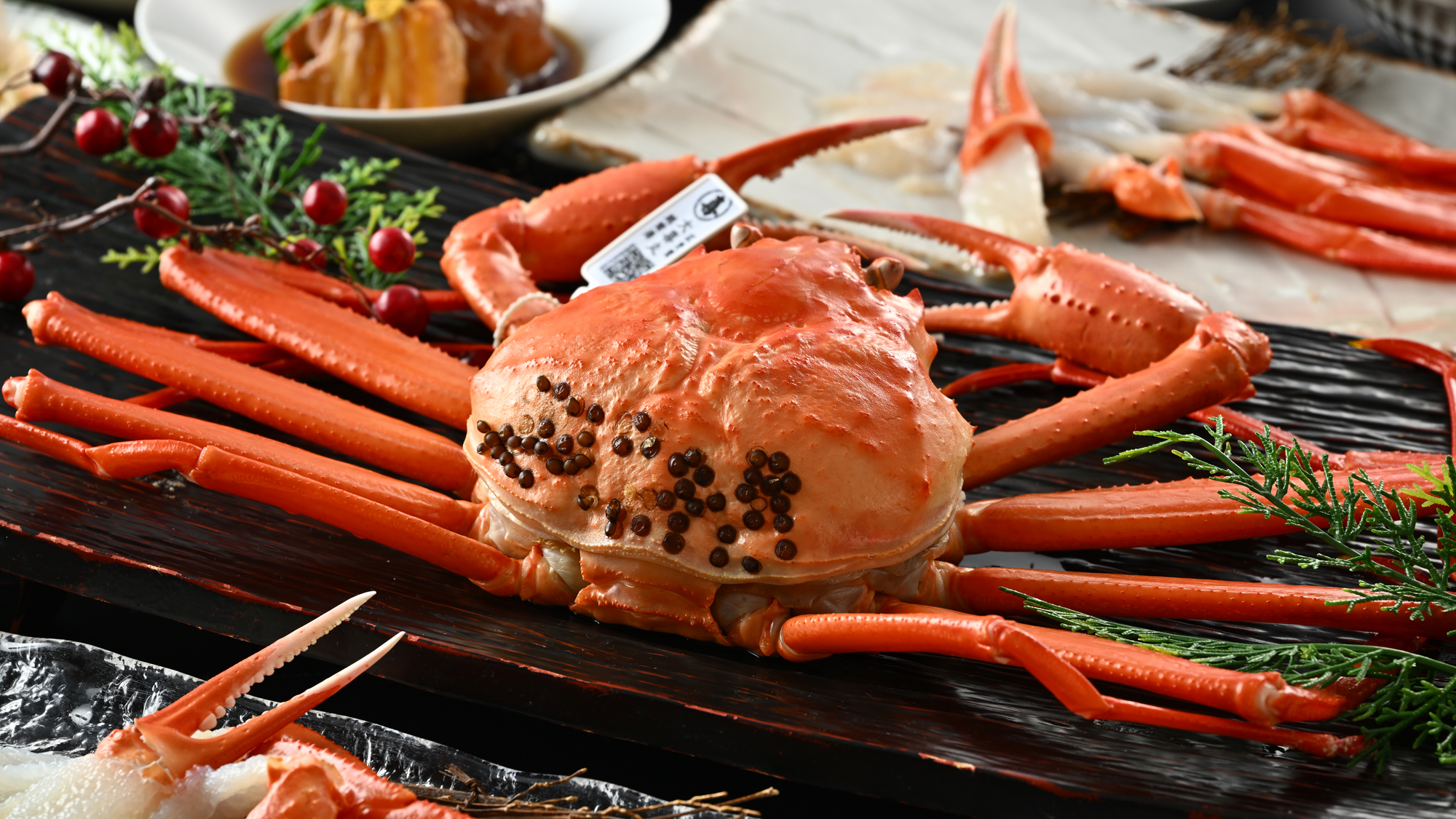 【越前紅ずわいしゃぶしゃぶフルコース-2人で1杯付き】