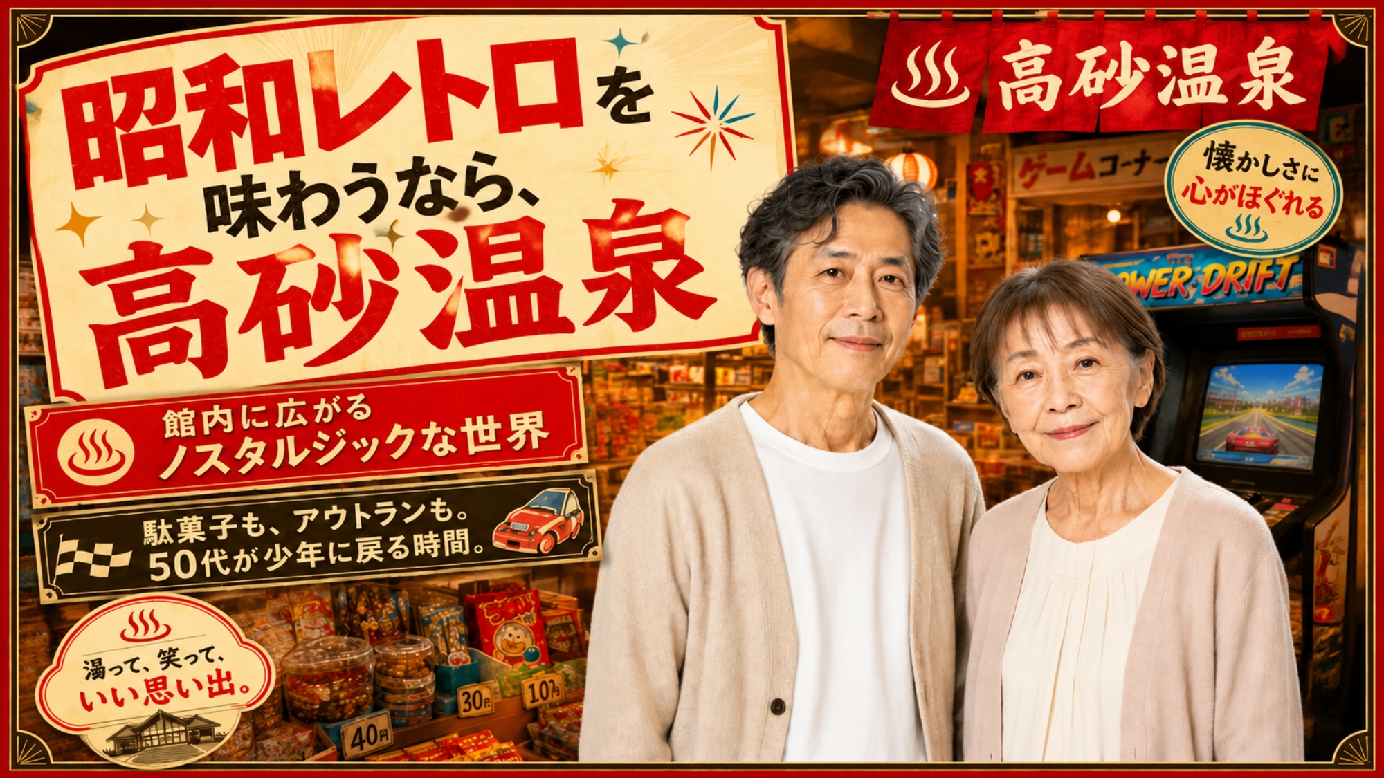 昭和レトロを味わいたいなら高砂温泉