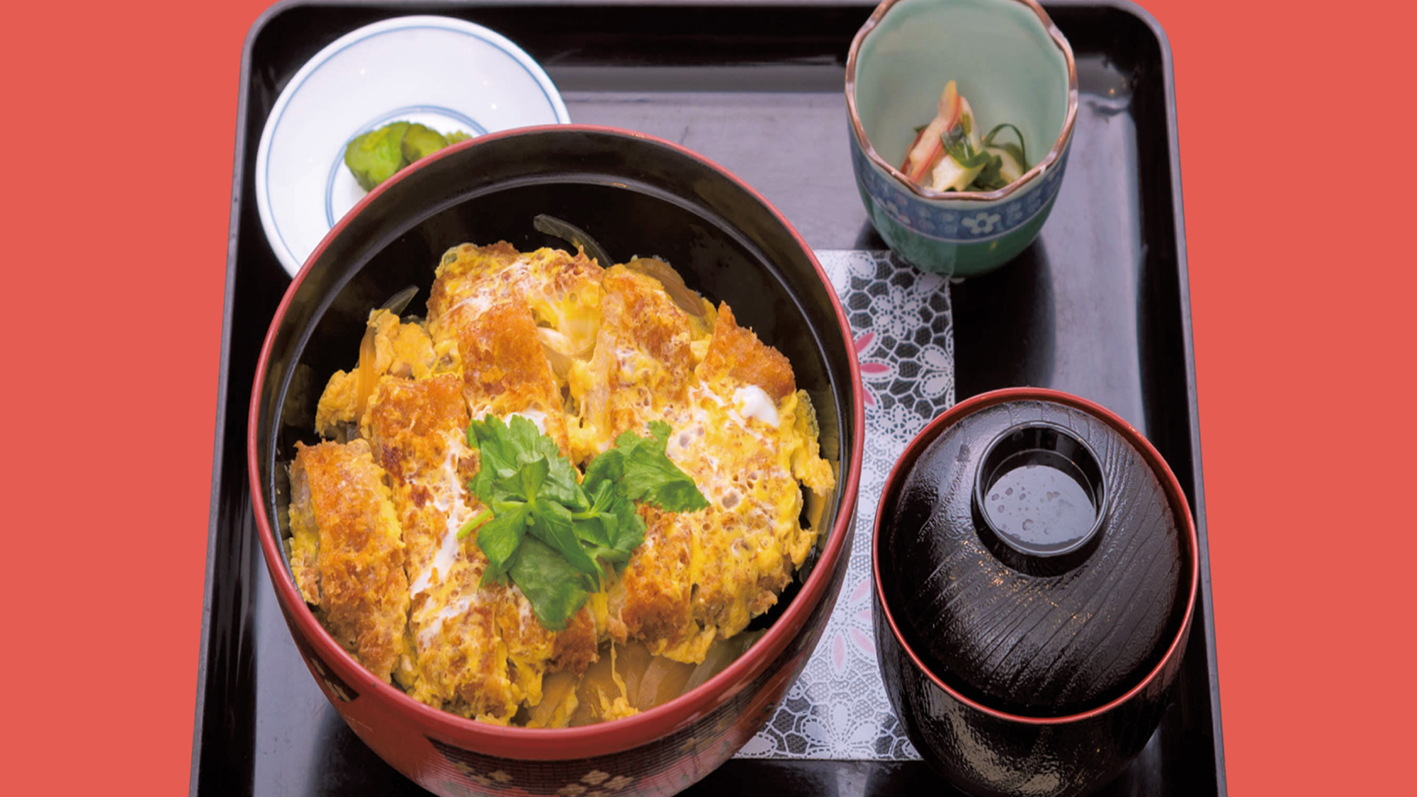 レストランで選べるお食事：かつ丼