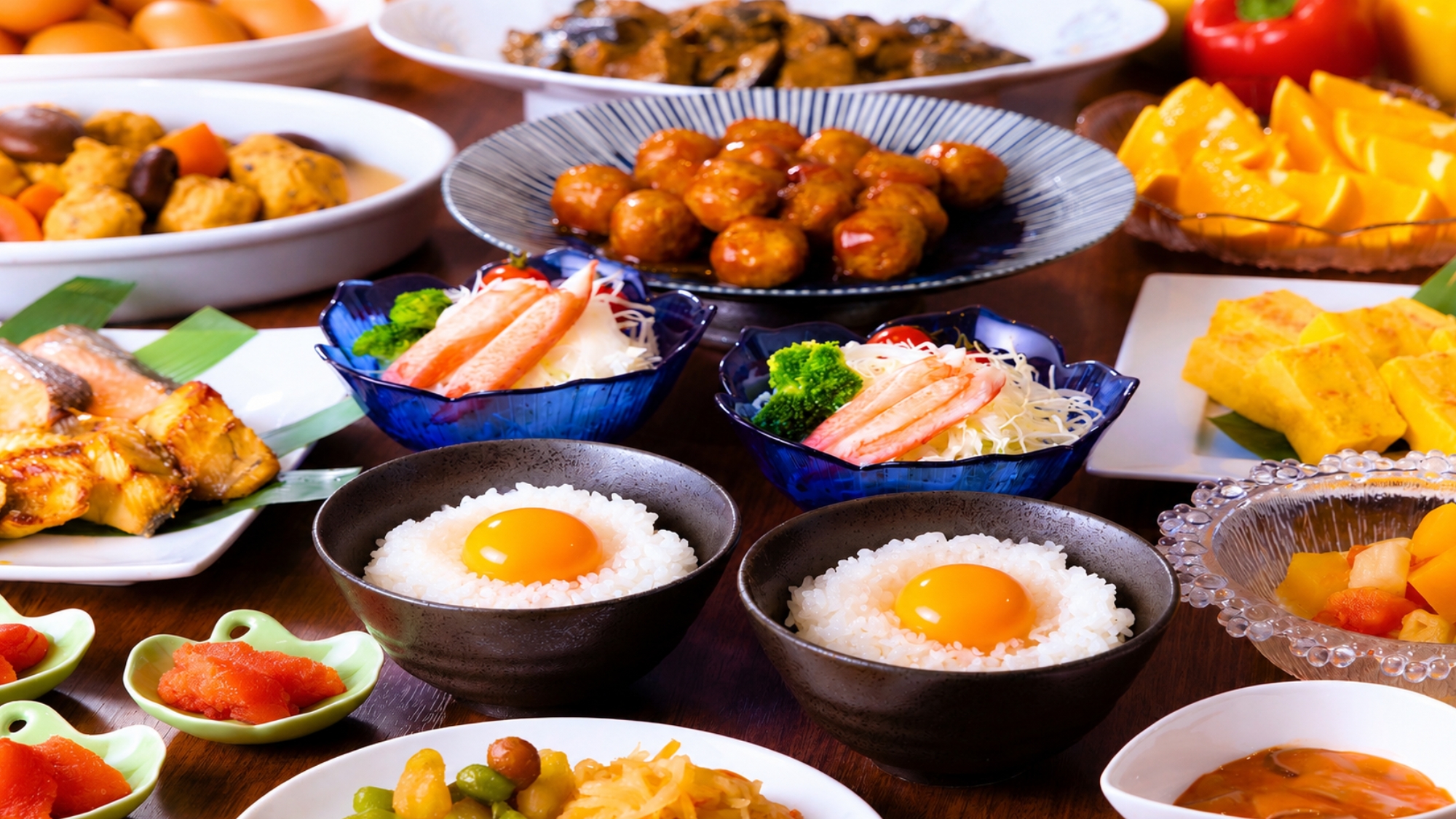 【健康朝食ビュッフェ】北海道の味覚を堪能※状況により定食に変更あり