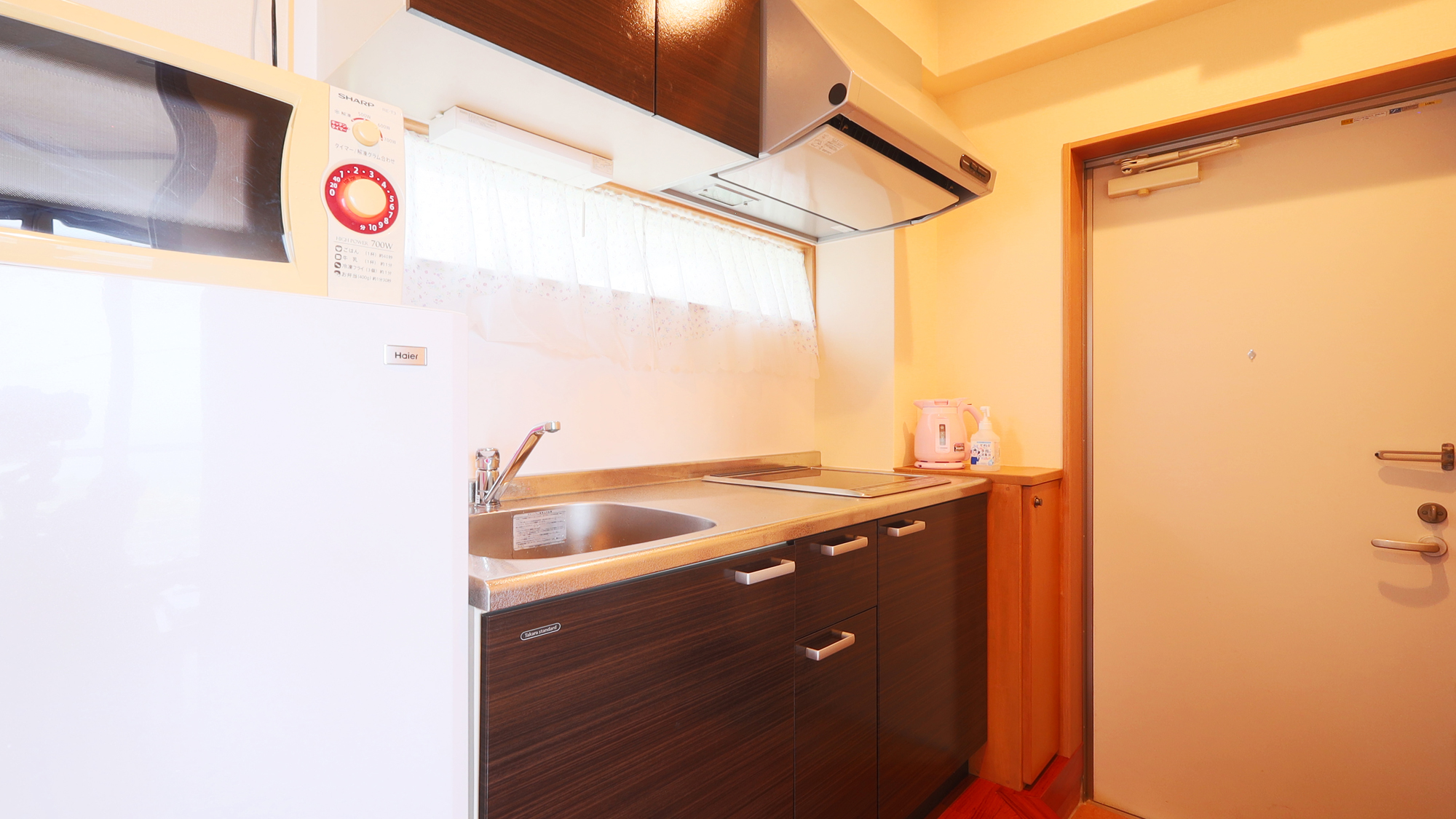 【客室キッチン】 暮らすように宿泊出来る！