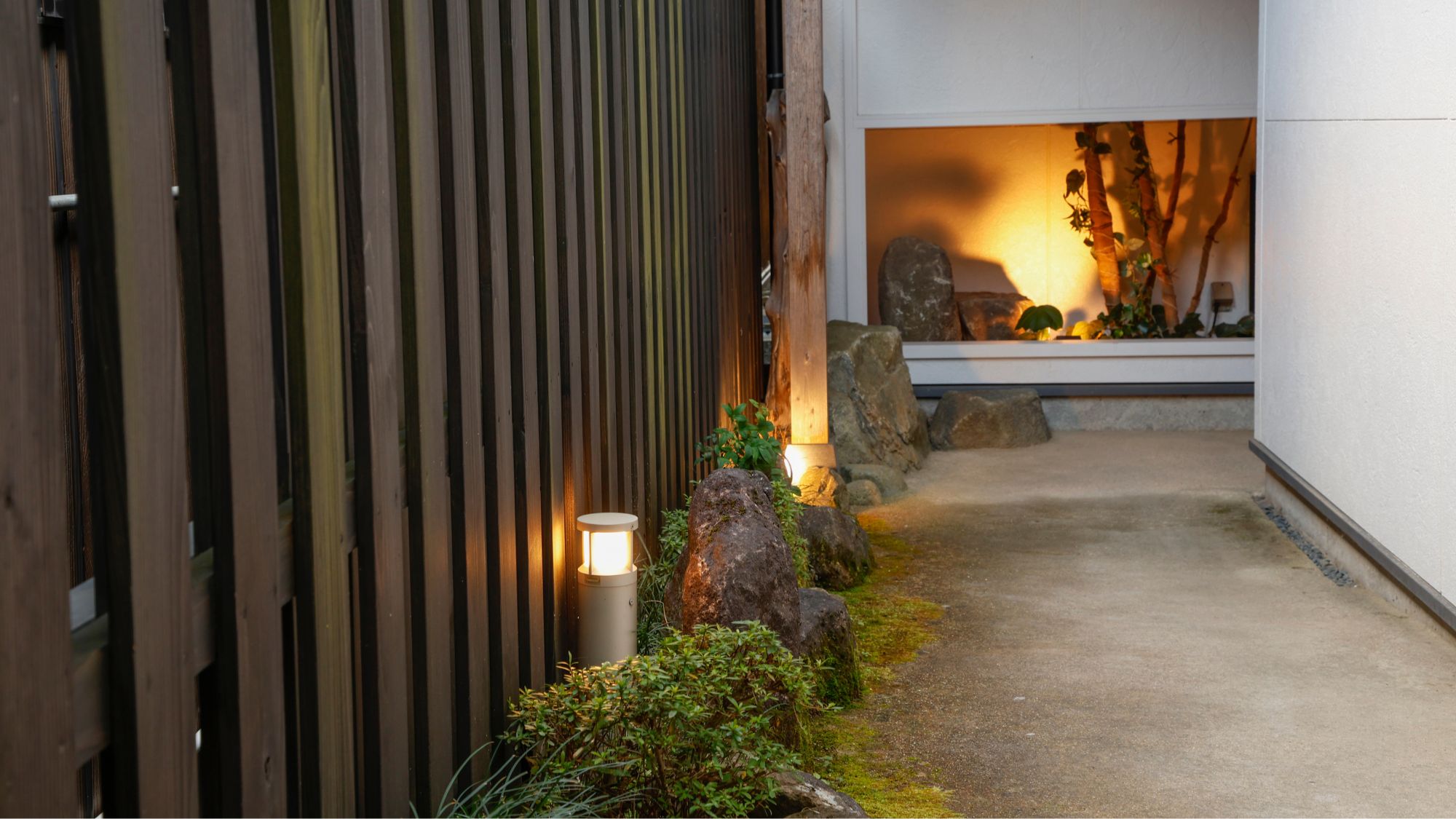 各棟をつなぐ回廊