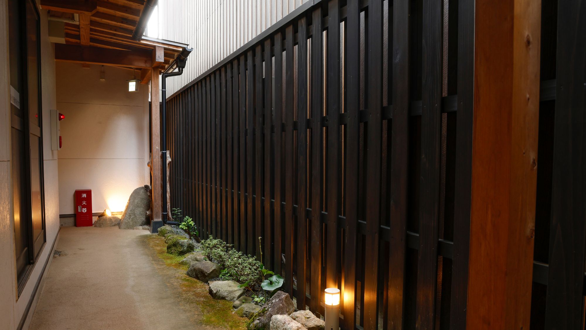 各棟をつなぐ回廊