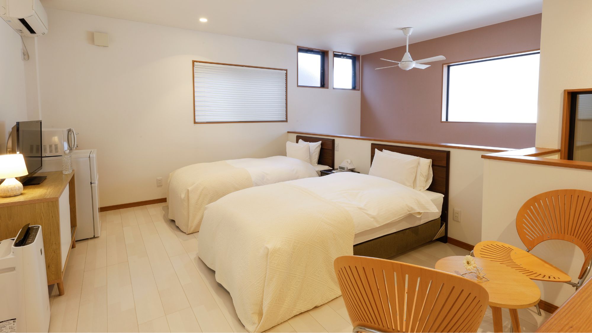 中の棟2F：最大大人2名のお部屋