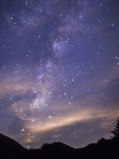 【星空を見上げながらお散歩】