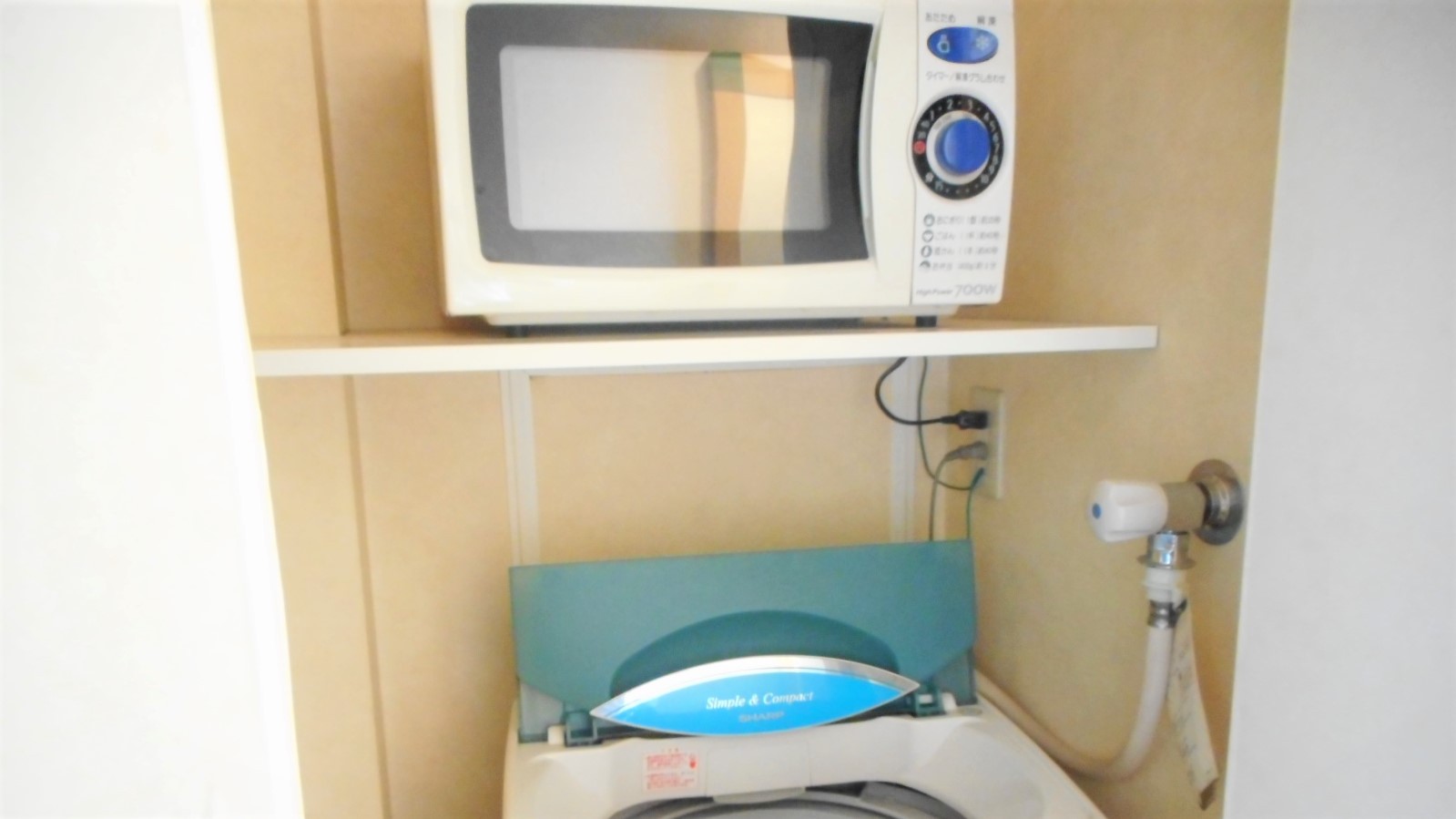 電子レンジ＆洗濯機