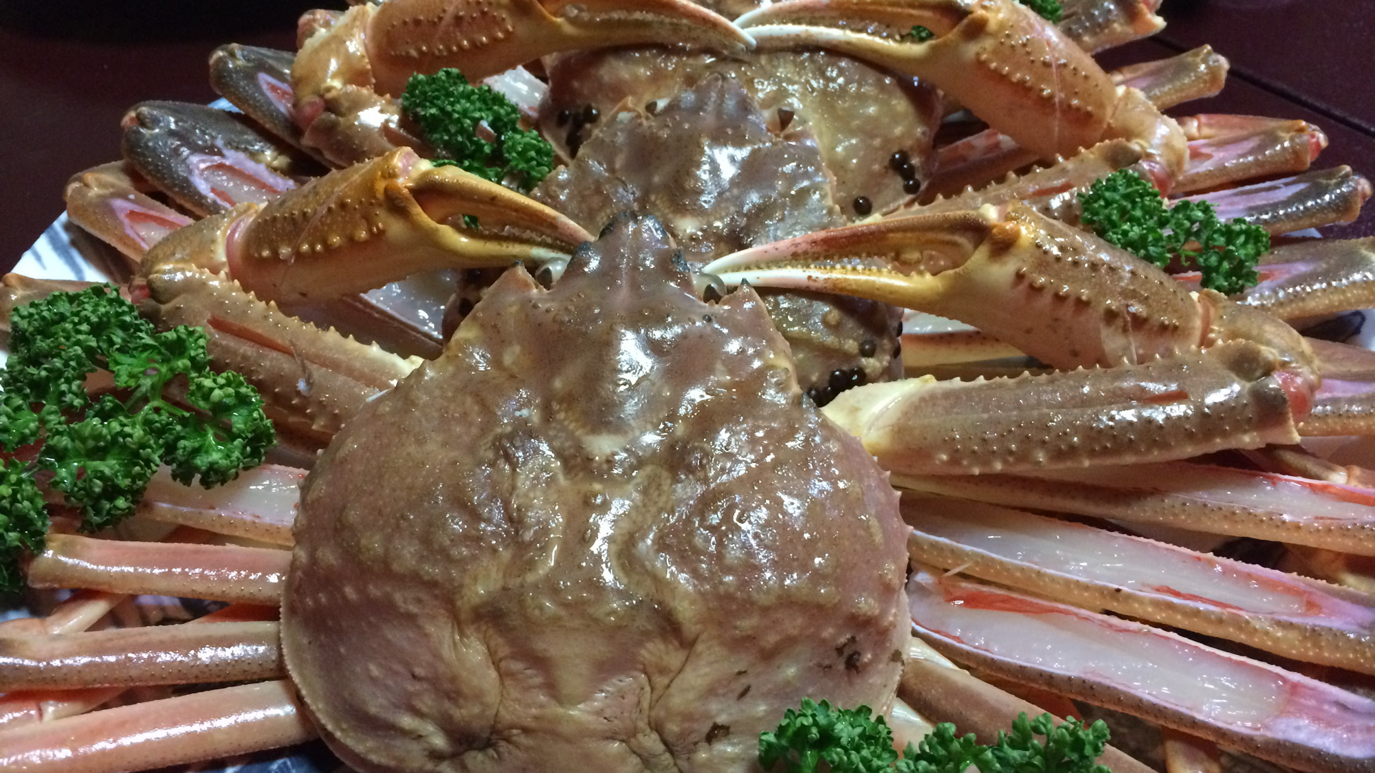 *【かにコース（一例）】蟹を贅沢に使用し、1品1品丁寧に調理いたします。