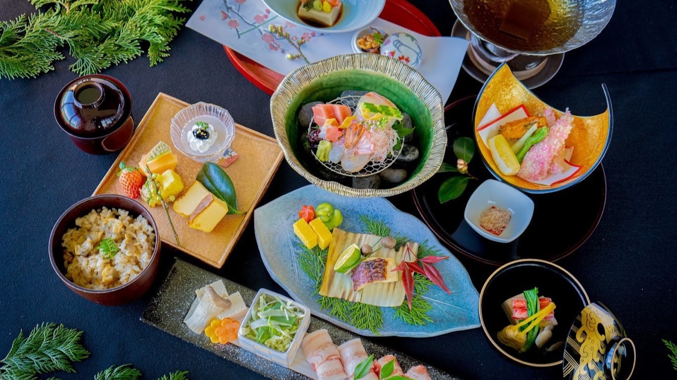 【さき楽90・夕朝食付き】上質なオーシャンビューステイ、沖縄の海を望む藍会席（C）／大浴場付