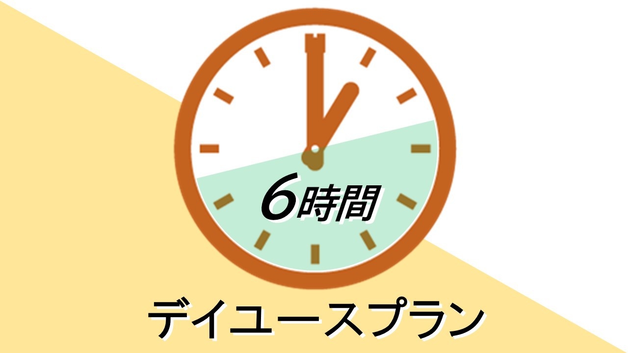 【デイユース】日帰り6時間プラン（11:00〜23:00）