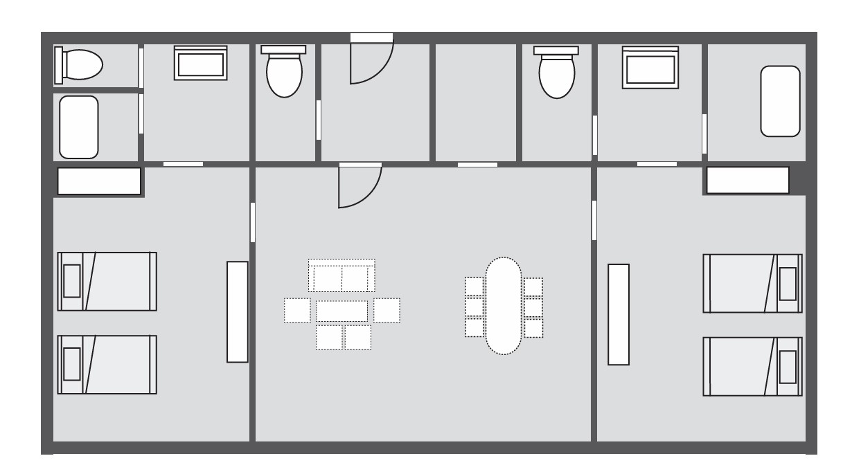 クラシックデラックススイート海側【ラウンジアクセス付】