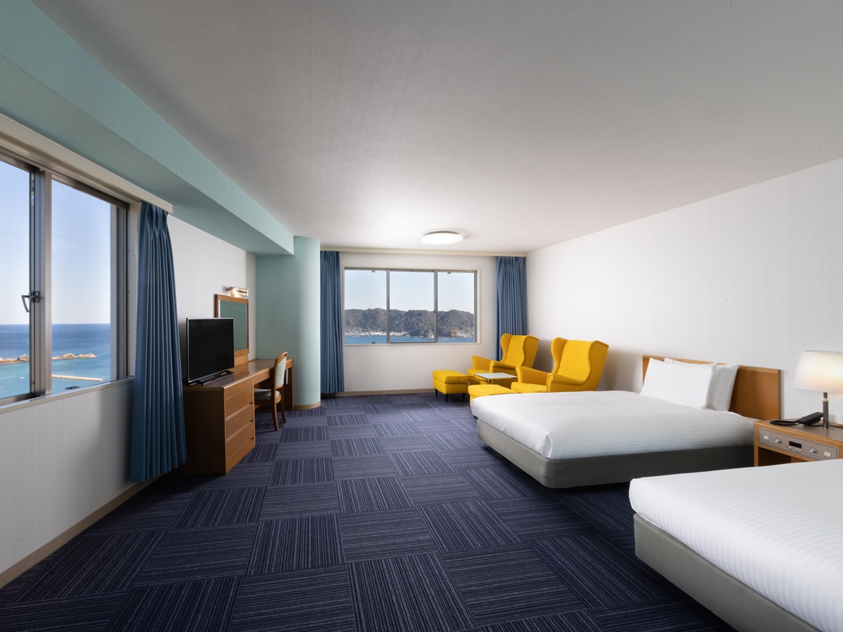 クラシックツイン　ハイフロア　海側【ラウンジ特典付】