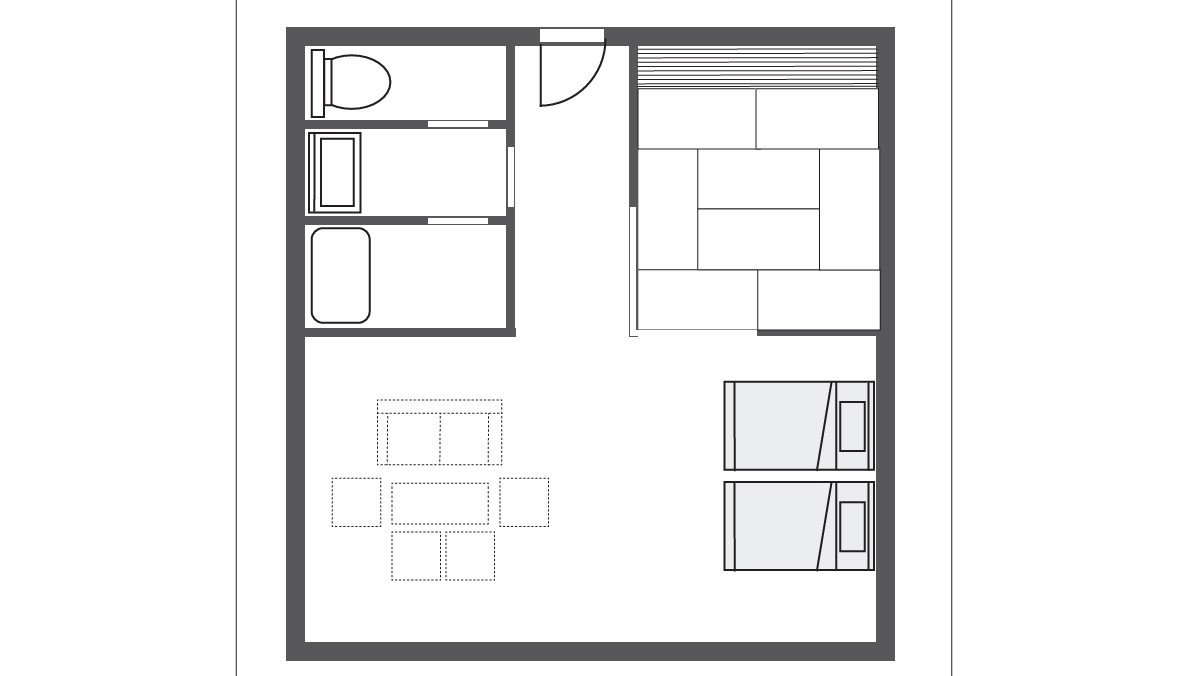 クラシックジュニアスイート和洋室 / 海側