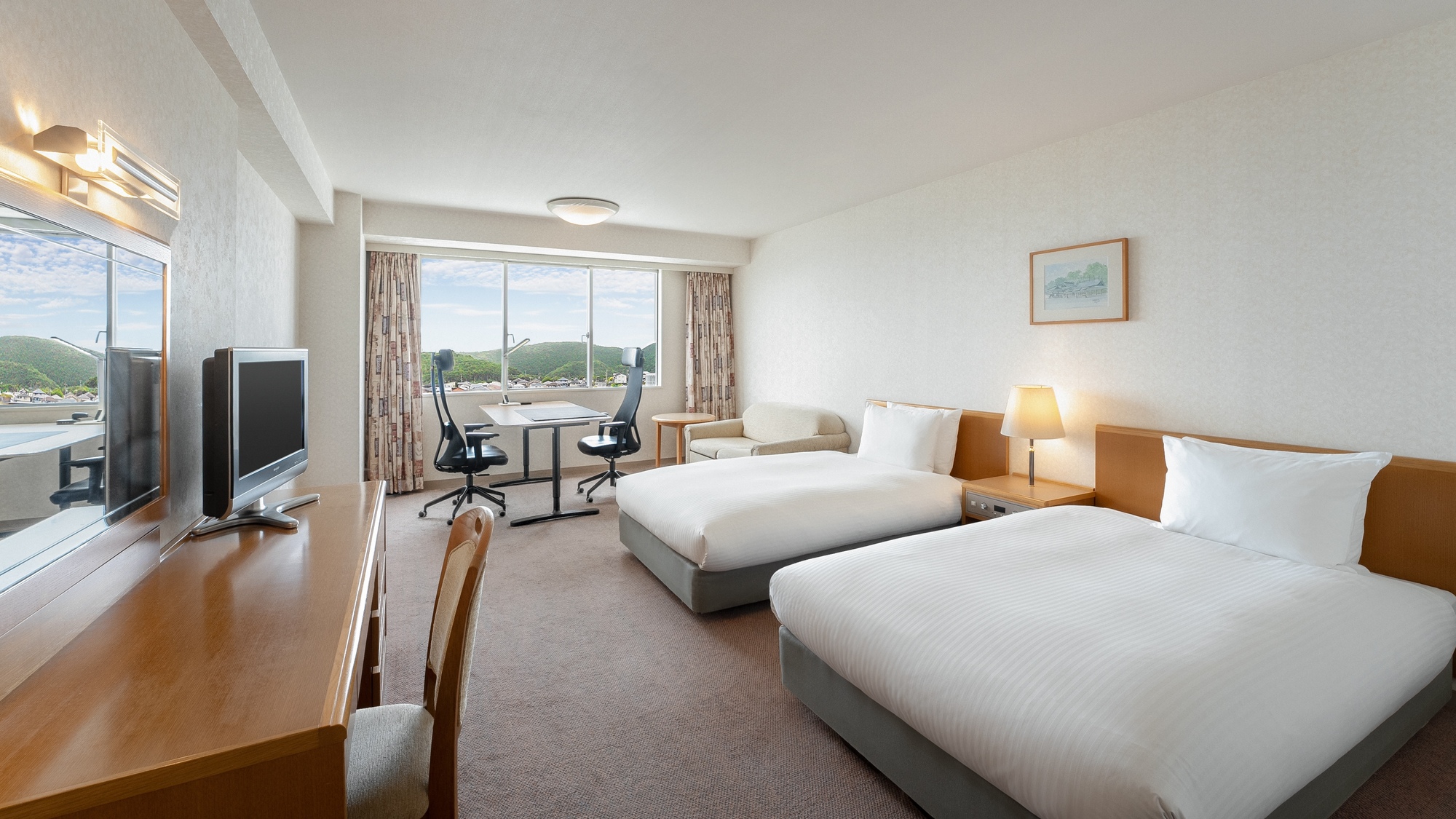 クラシックツインビジネスルーム / 山側