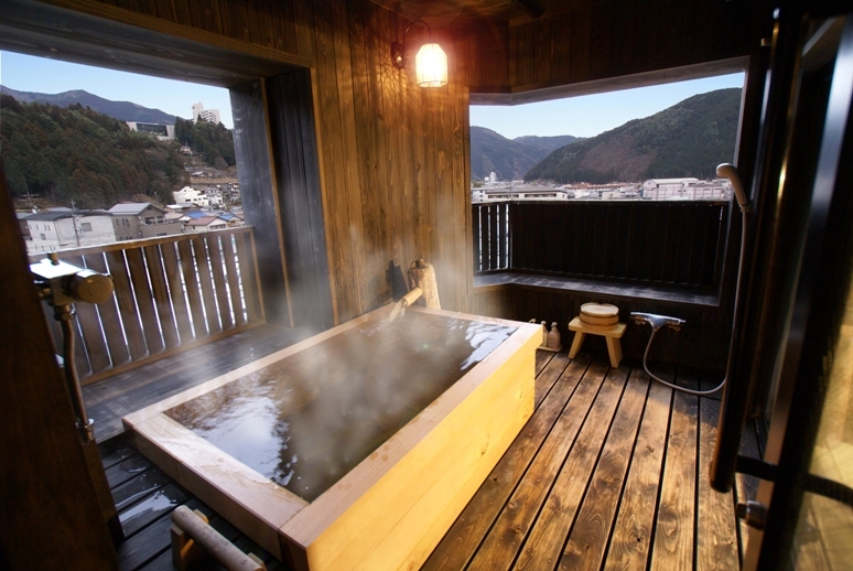 【森山館】ヒノキ露天風呂付客室 令和５年8月1日より禁煙。