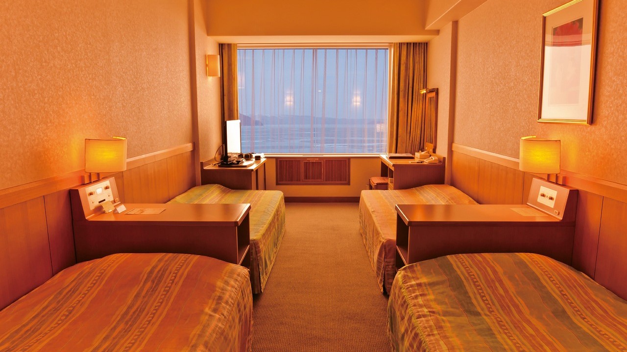 最大4名様で宿泊が可能なファミリールーム