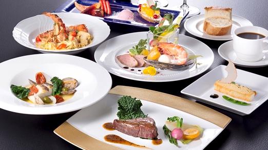 【豪華夕食付きプラン】夕朝食付き・紀州の豪華夕食を愉しむイタリアン〜フルコースプラン〜