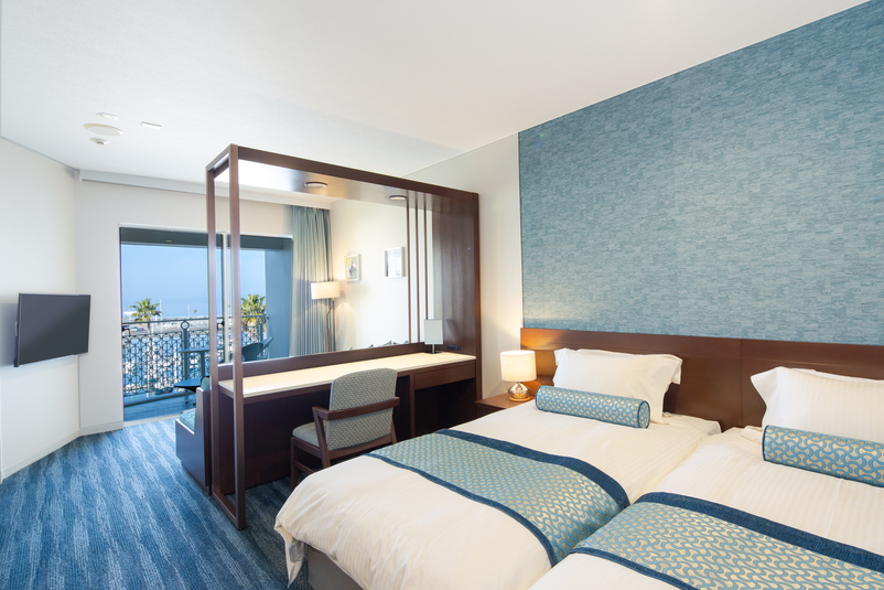 【5階～6階ラグジュアリーツイン】2024年に改装されたお部屋。