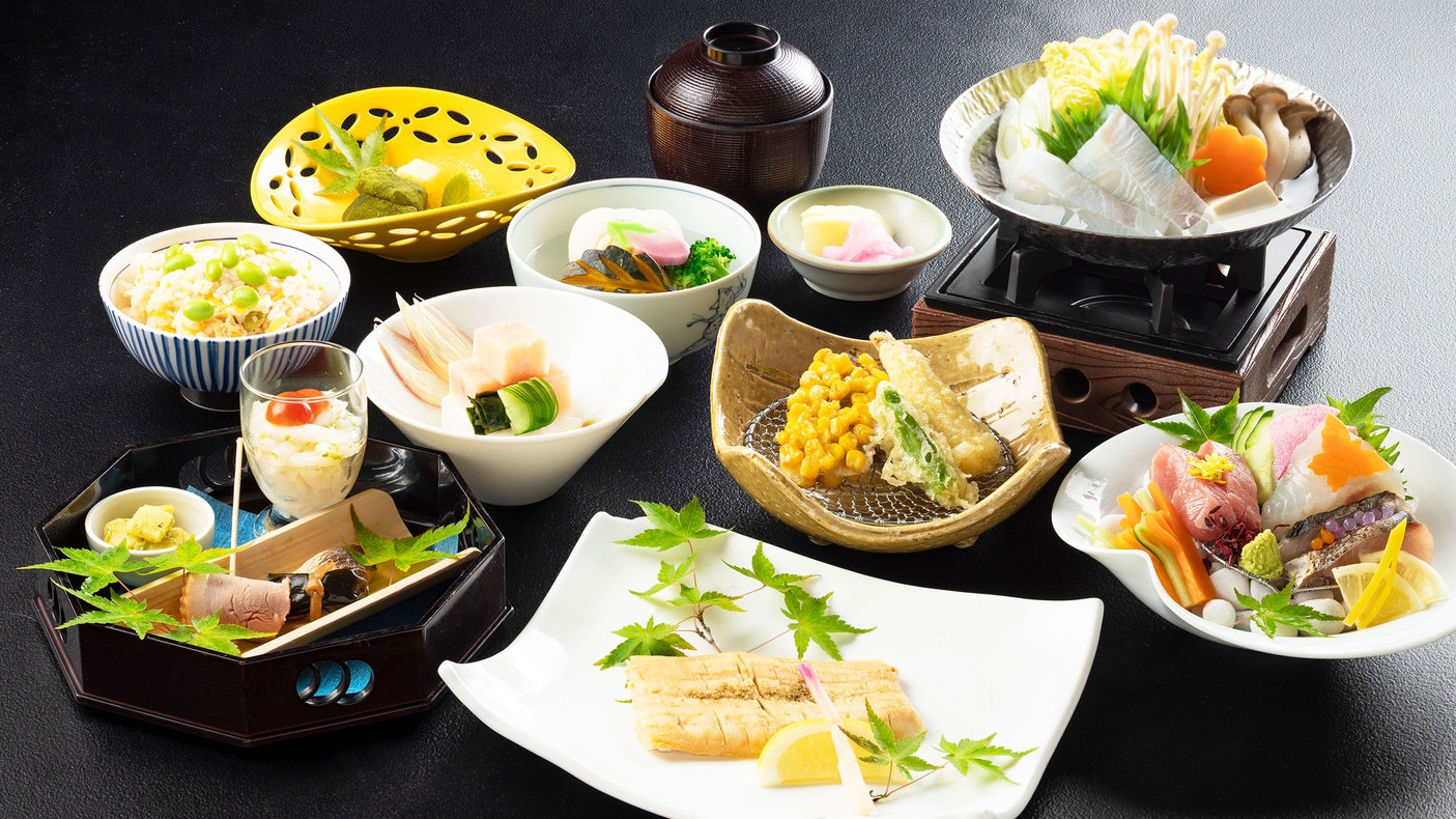 【気軽に楽しむ日本料理】夕朝食付き・紀州の味覚満喫〜和会席〜