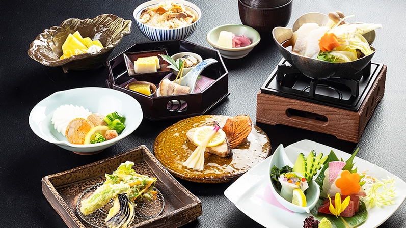 【春SALE】【気軽に楽しむ日本料理】夕朝食付き・紀州の味覚満喫〜和会席〜