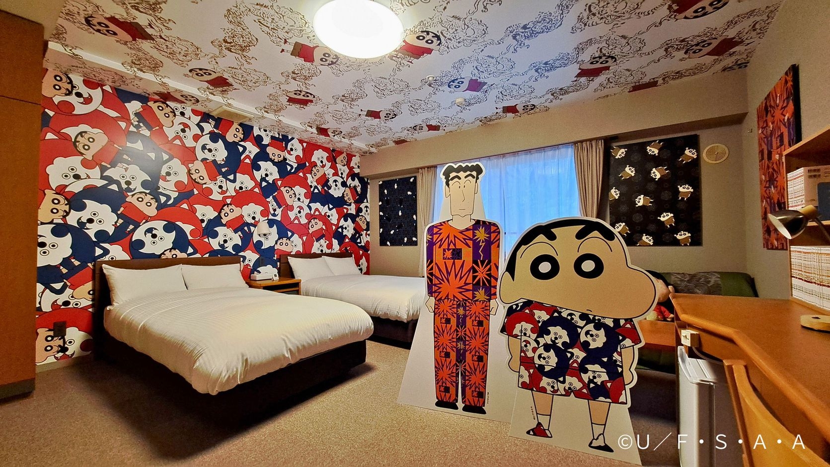 ＜期間限定・1室限定＞オリジナル記念品付き！クレヨンしんちゃん家族都市プロジェクト コラボルーム♪