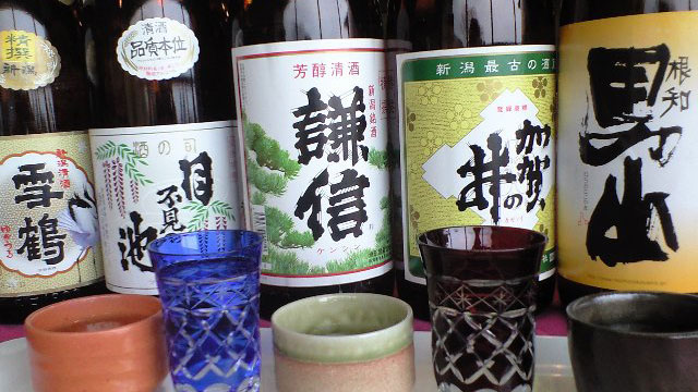 糸魚川の地酒の数々！糸魚川の全ての蔵元のお酒です
