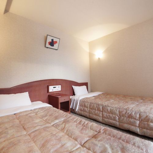 [Twin] A spacious 20m2 twin room with a semi-double bed