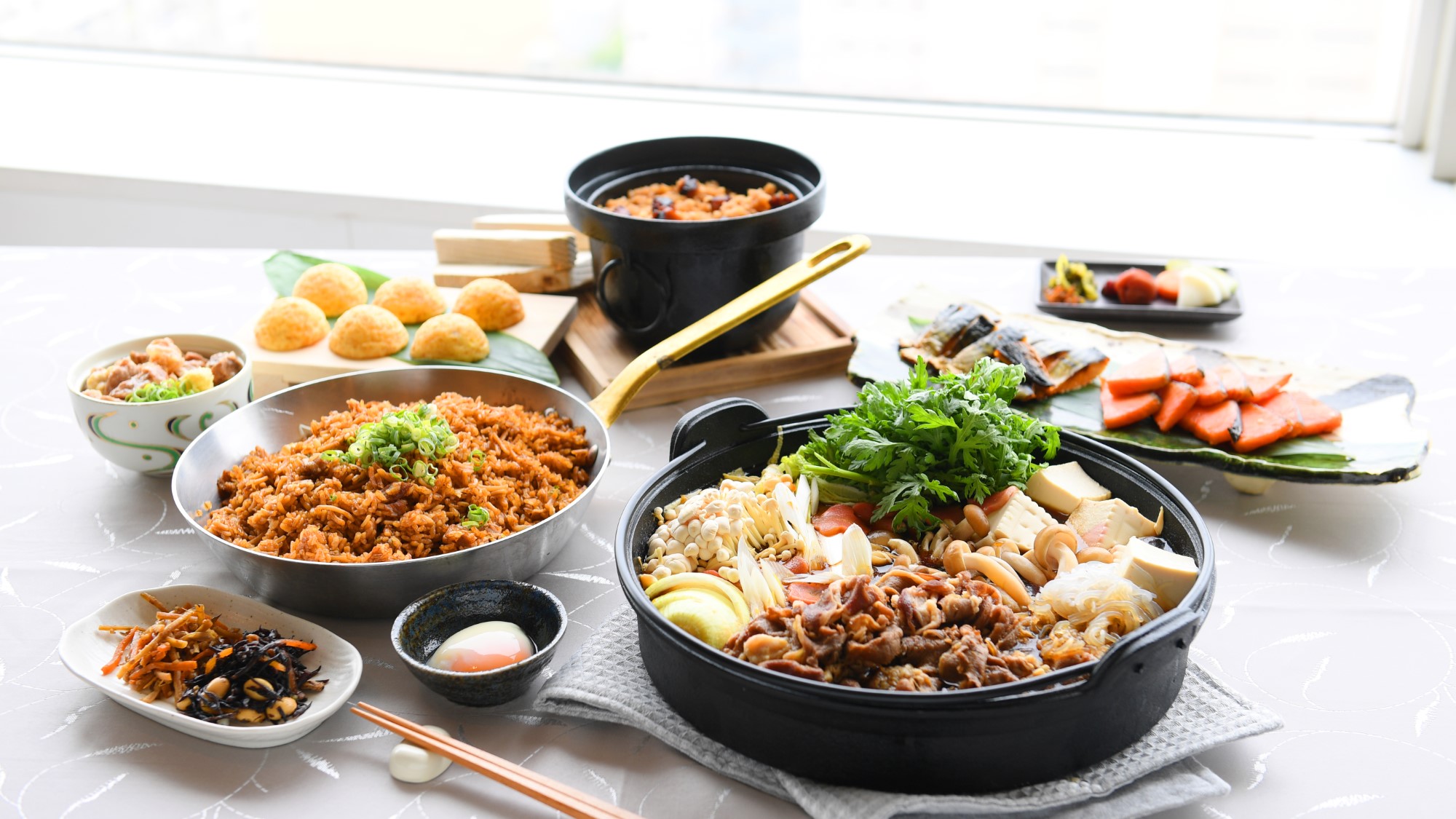 2025年10月からの朝食バイキング一例（和食）