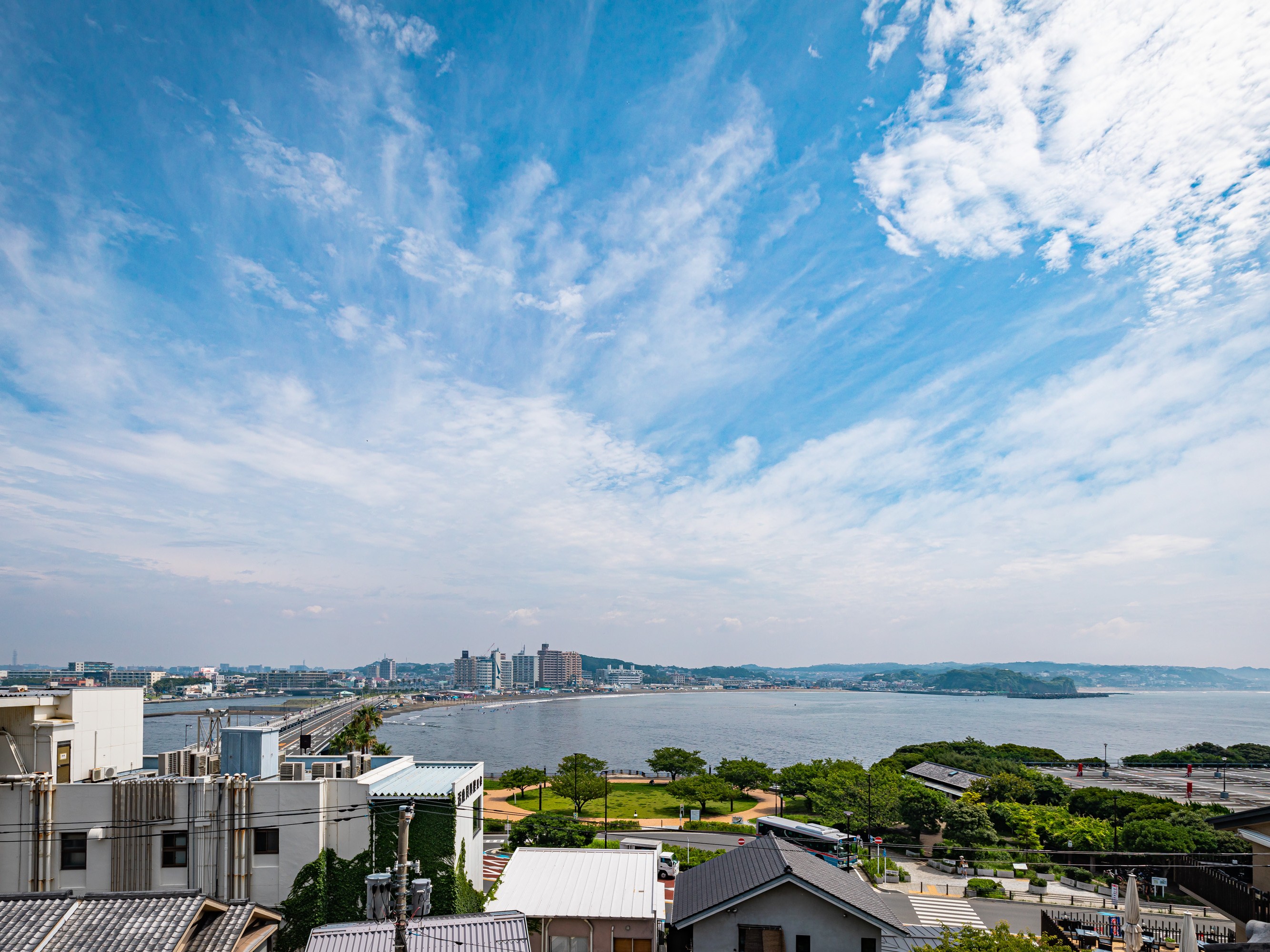 海側洋室テラス眺望イメージ（海側）