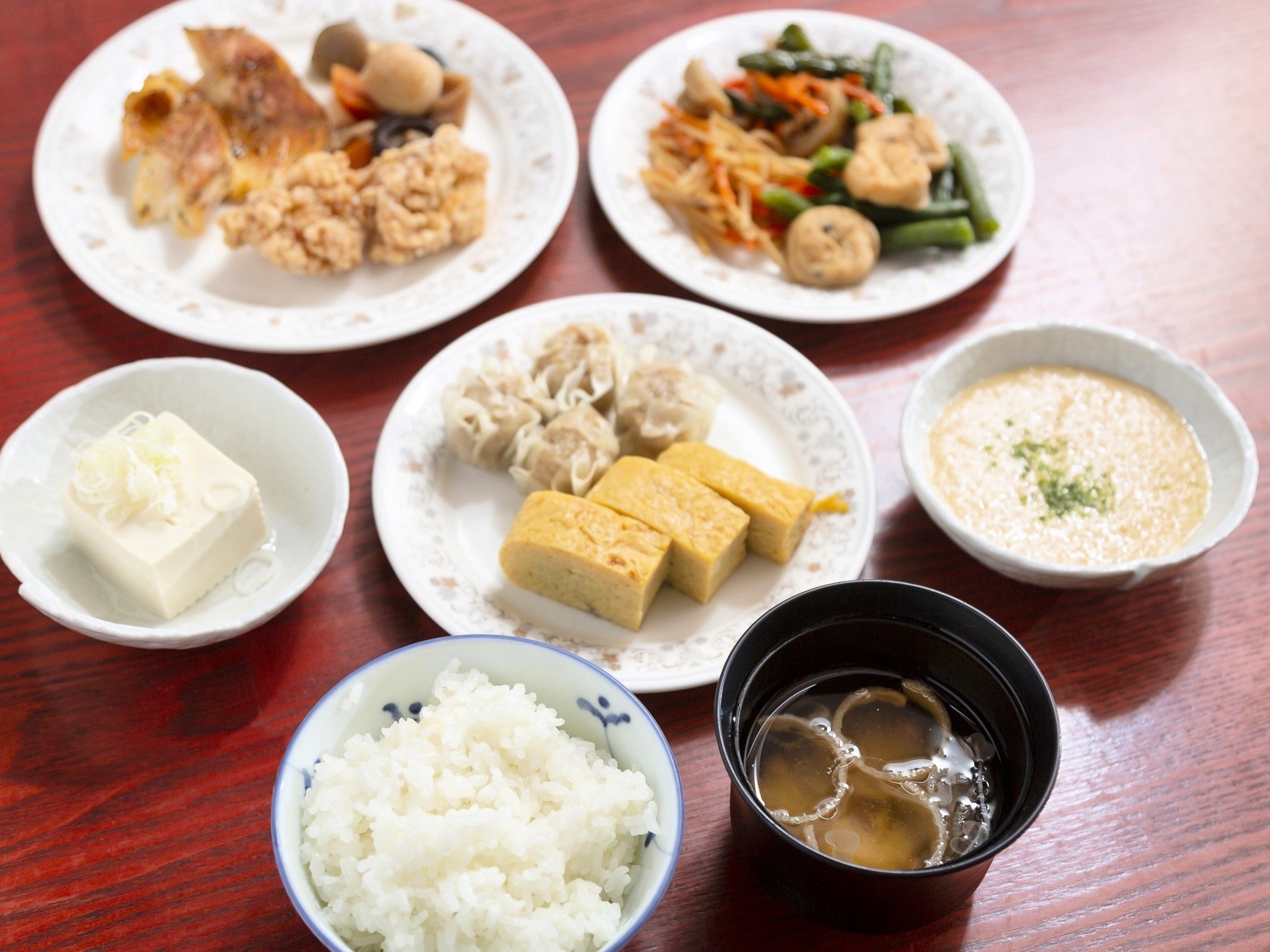 朝食・盛り方 例