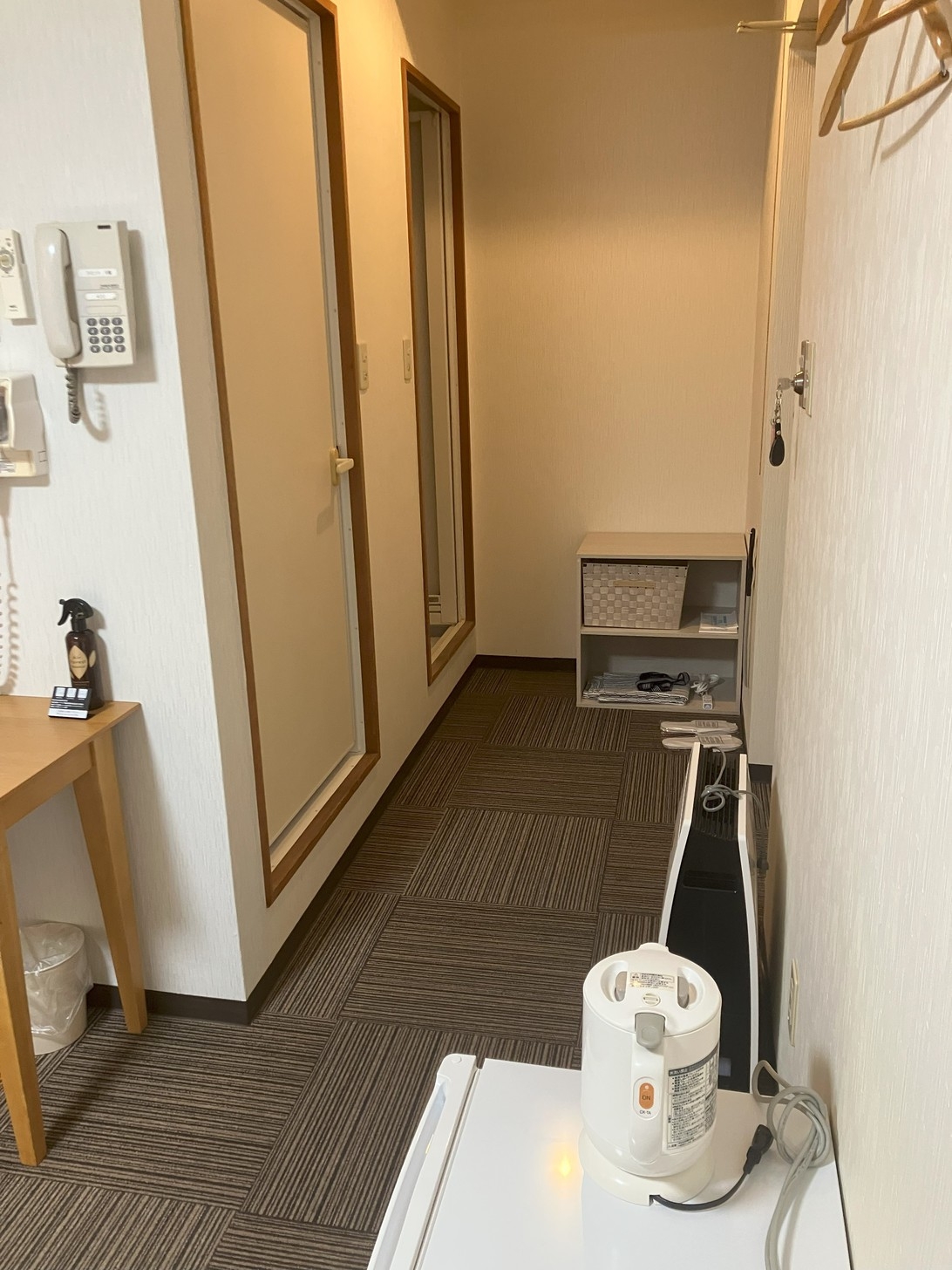 【素泊まり・室数限定・ダブル】行橋駅西口より徒歩3分！ ベッド幅１４０センチ＆パーソナルチェア設置