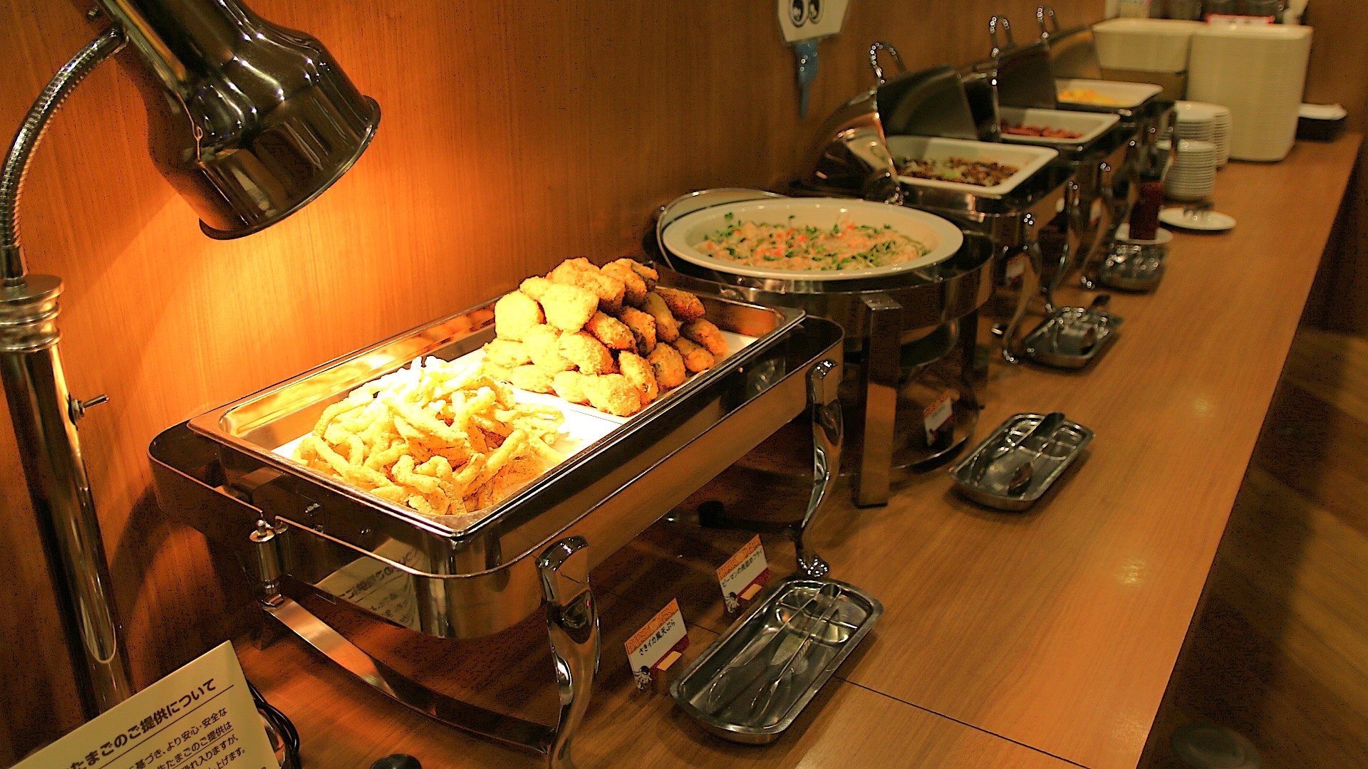 朝食バイキング