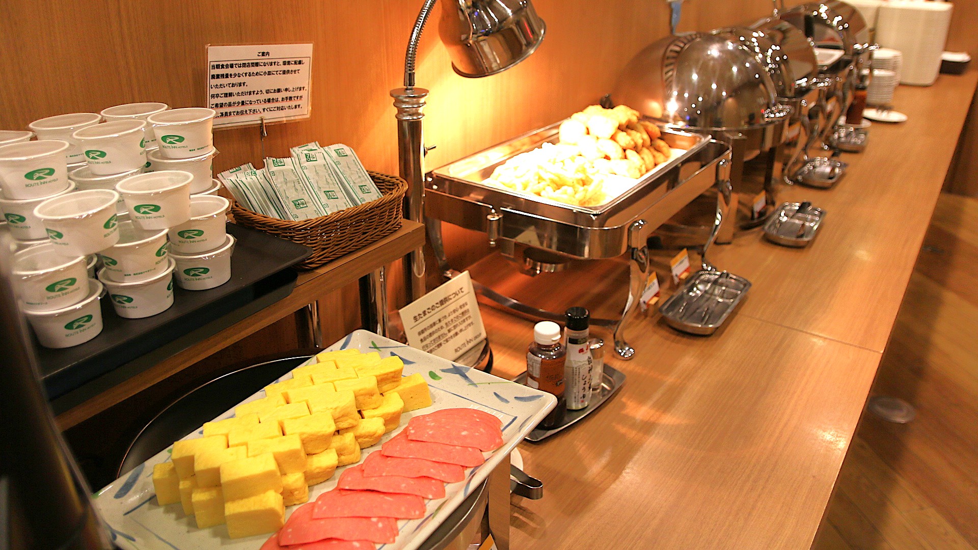 朝食バイキング