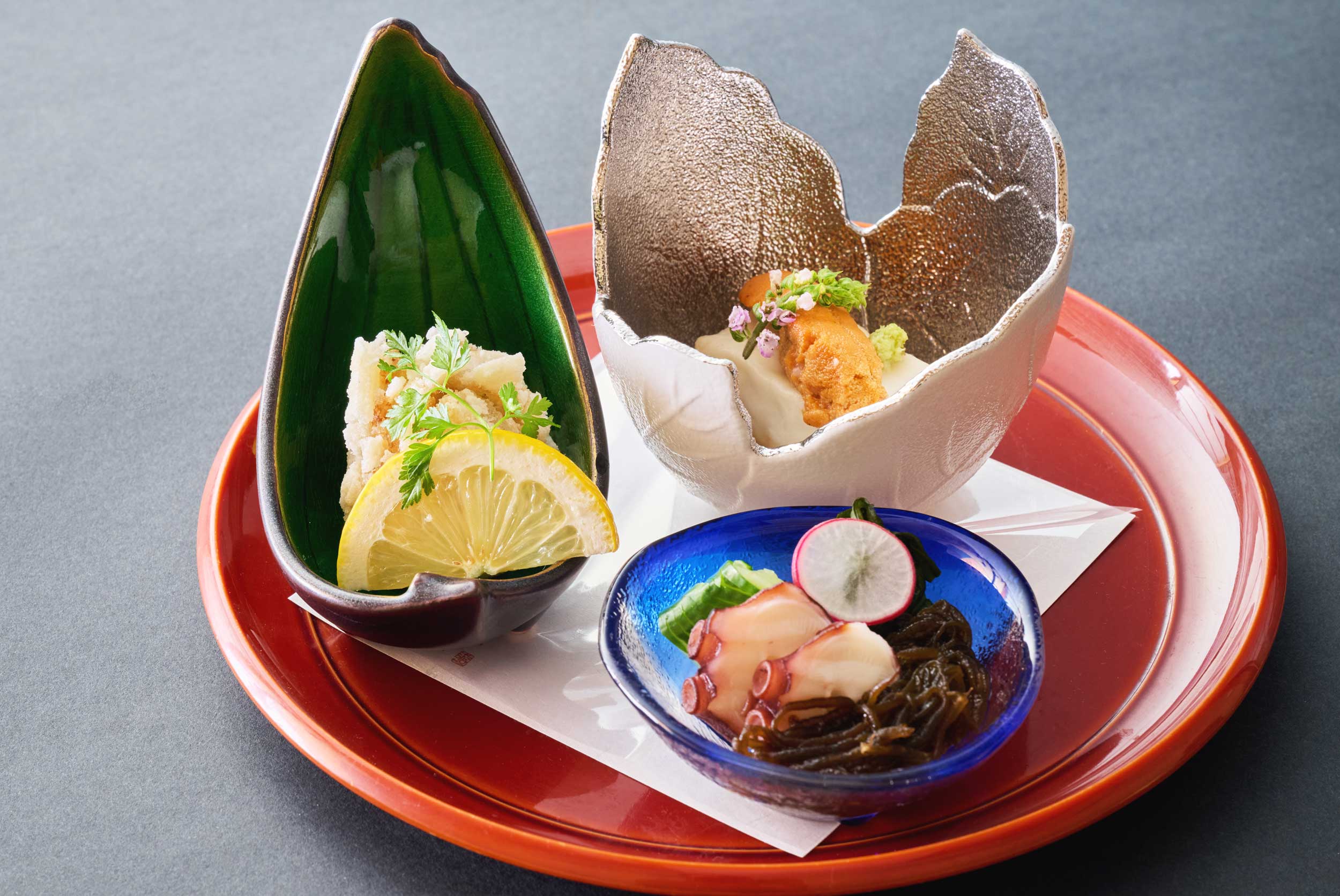 前菜３種　【讃岐の極み】季節の小鉢３種