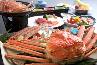 牛＆カニ／焼天刺