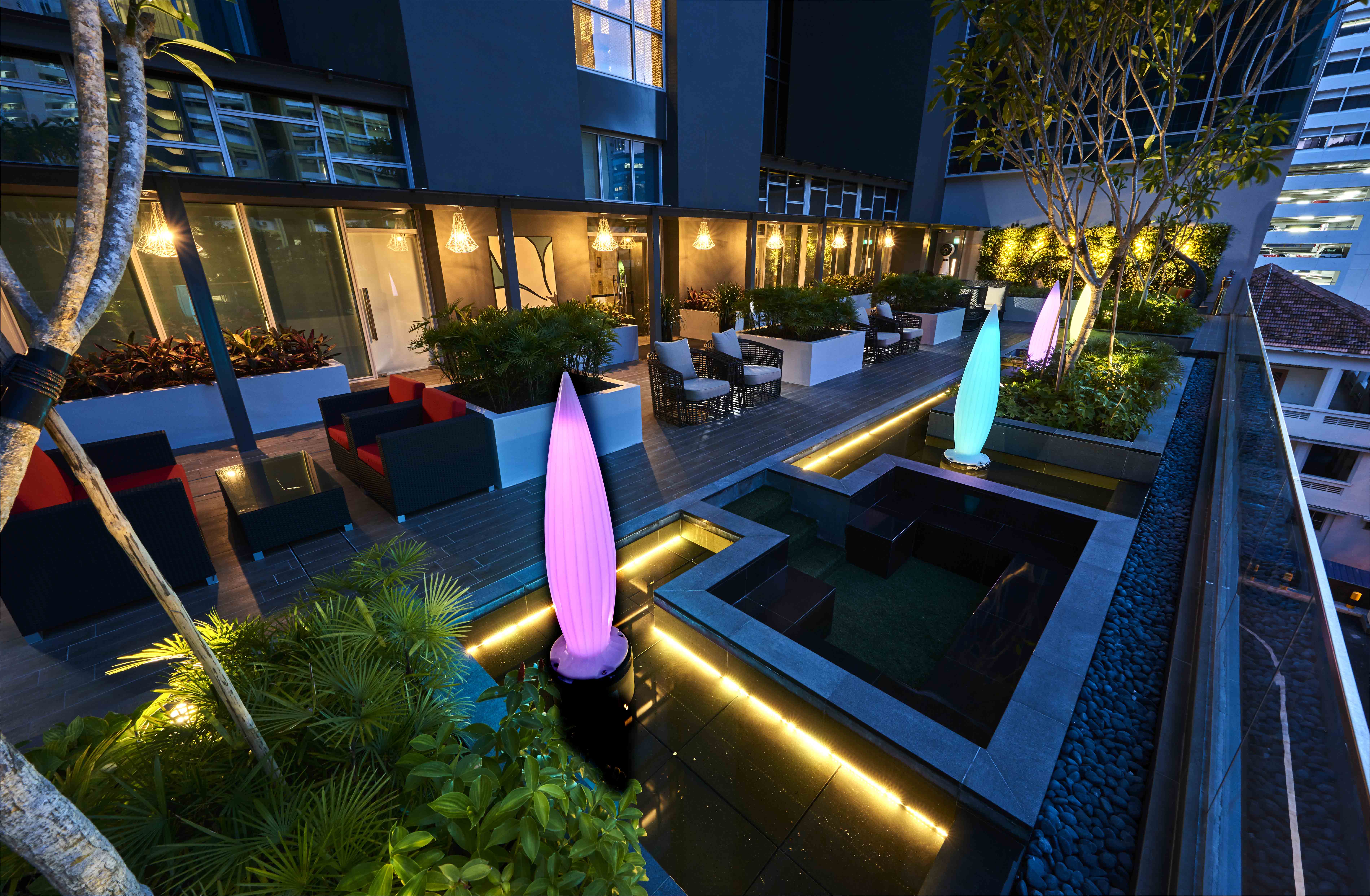 プリビレッジラウンジのテラス