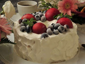 誕生日・結婚記念日・還暦祝い・初デート記念など♪手作りケーキプラン！