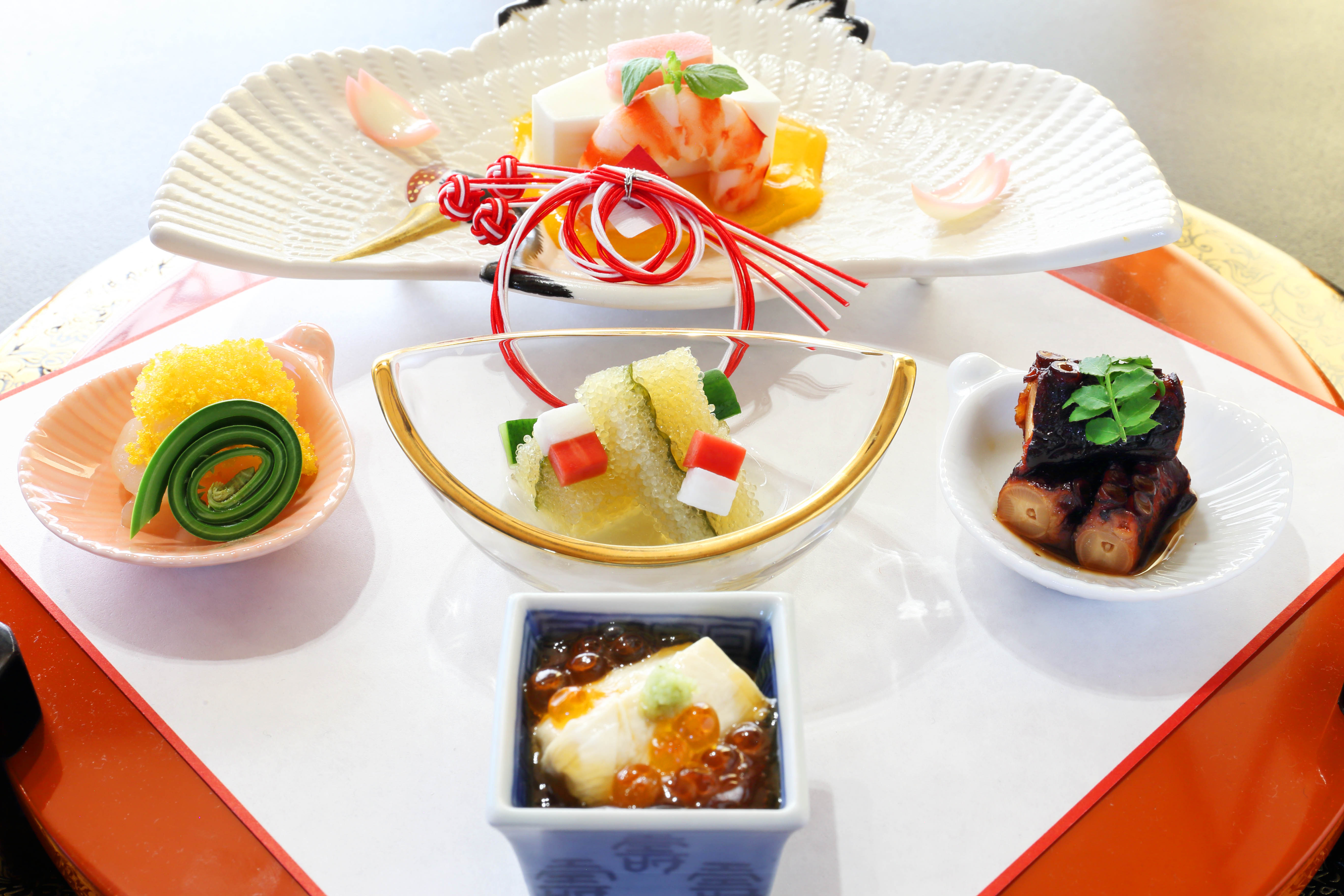 お祝い会席料理　前菜