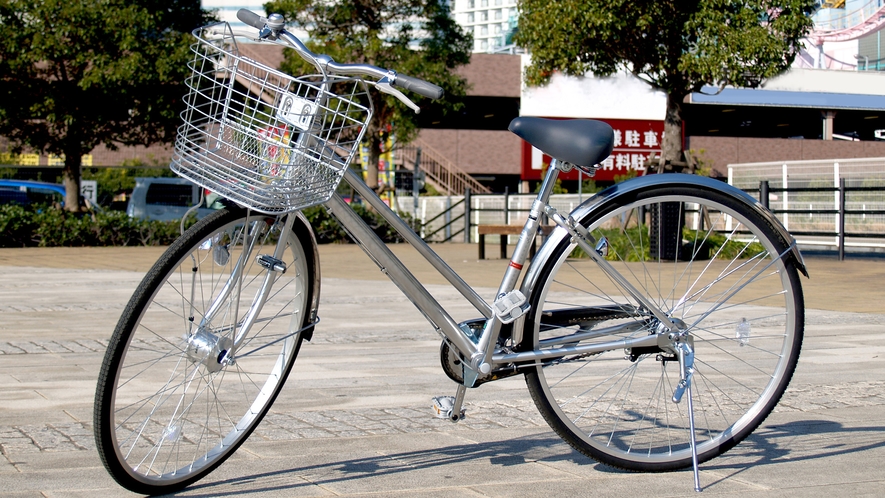 【無料貸出サービス】ちょっとしたお買い物や観光にレンタル自転車をご利用ください。