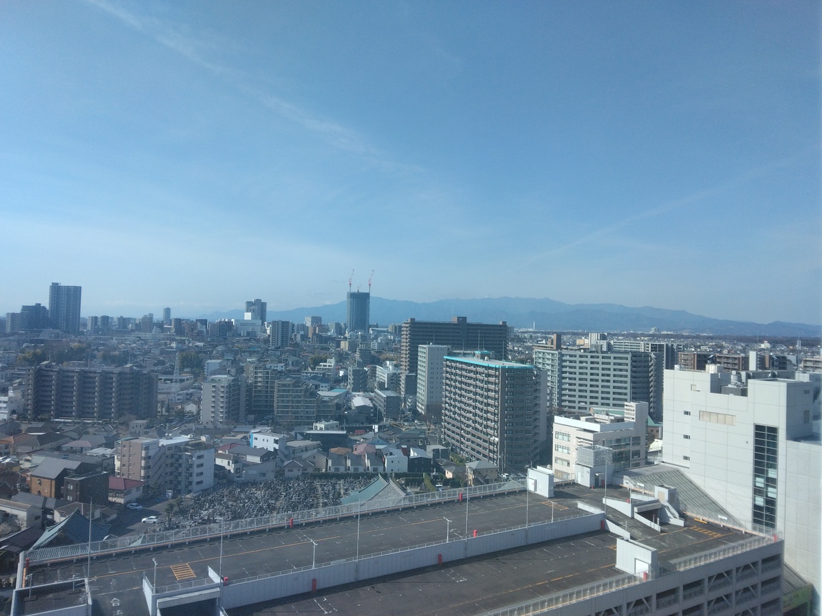 ベッドルーム側眺望