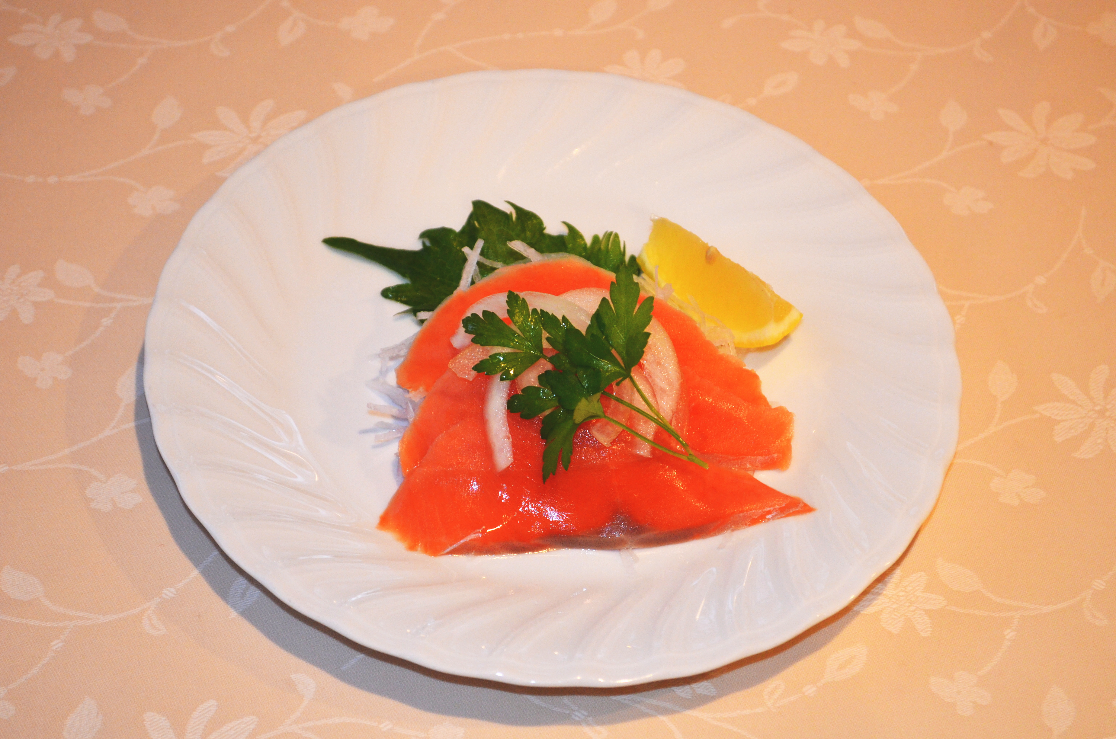 天然紅鮭の燻製