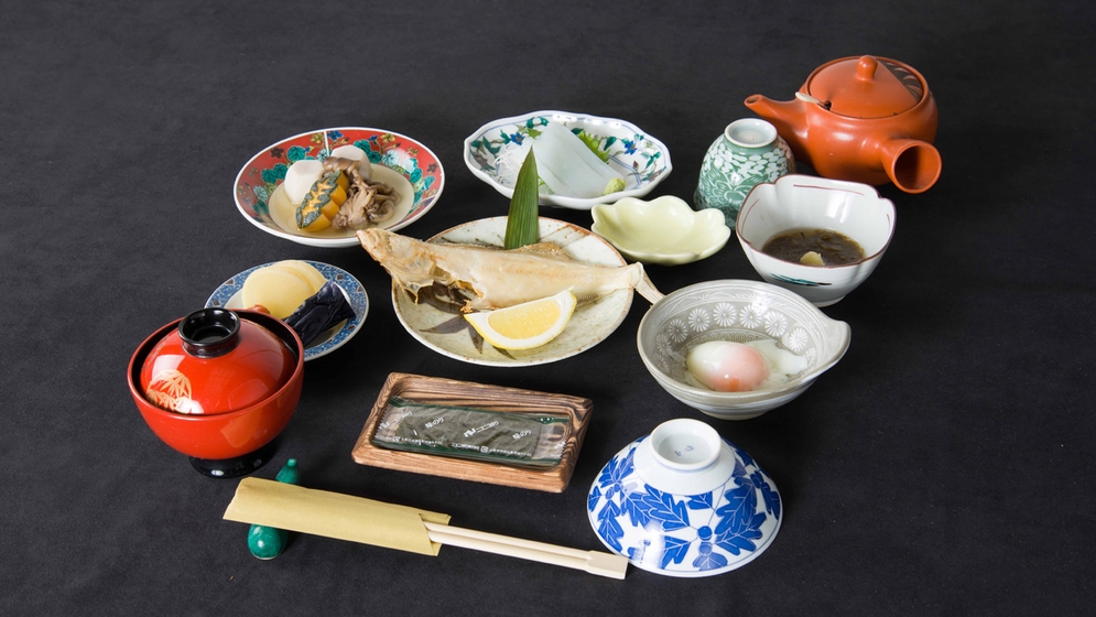 ＜朝食付＊9,900円（税込）〜＞充実の和朝食で食欲全開！加賀観光・出張にも◎