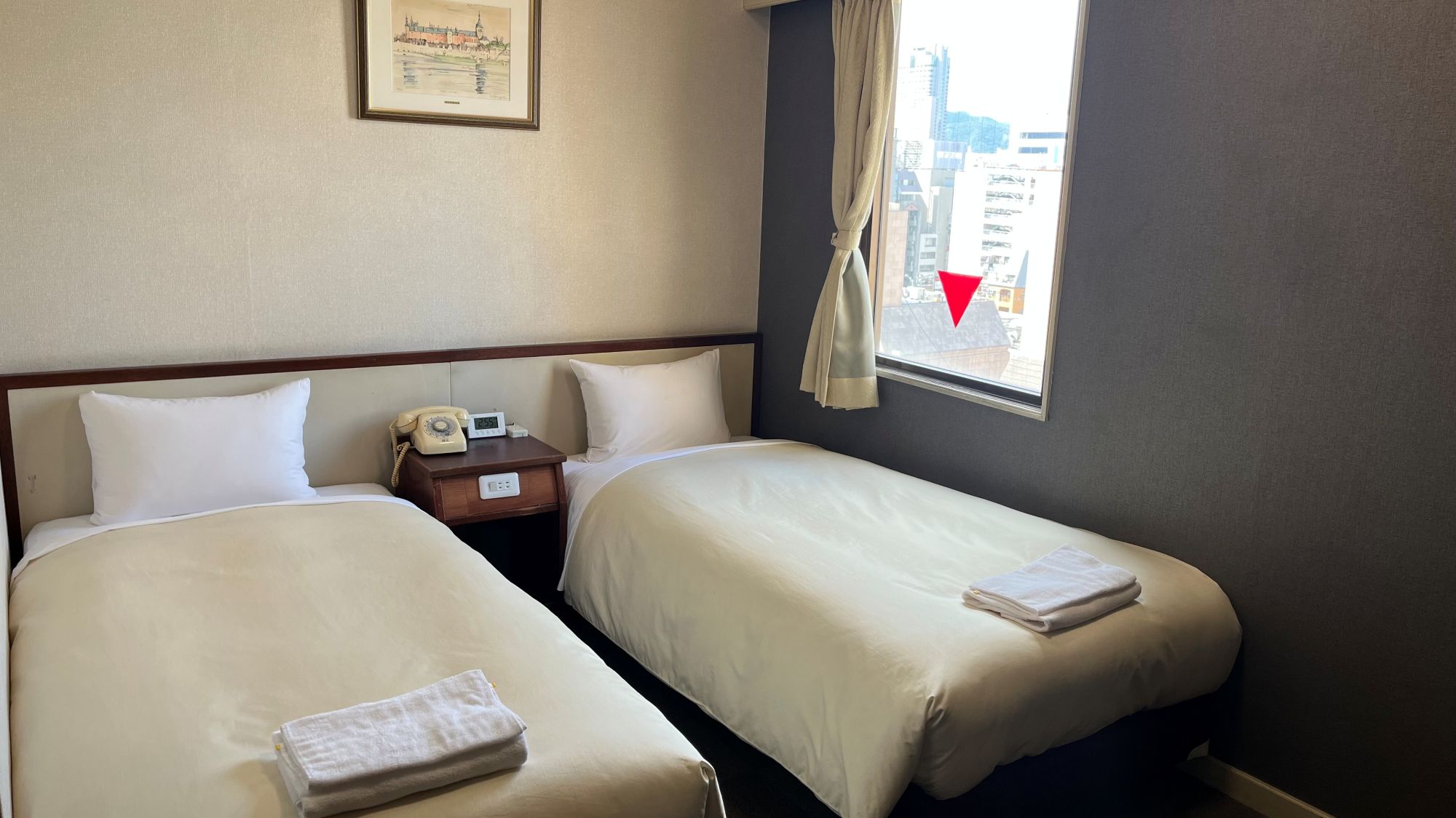 スーペリアツイン【16平米／97センチ幅ベッド】