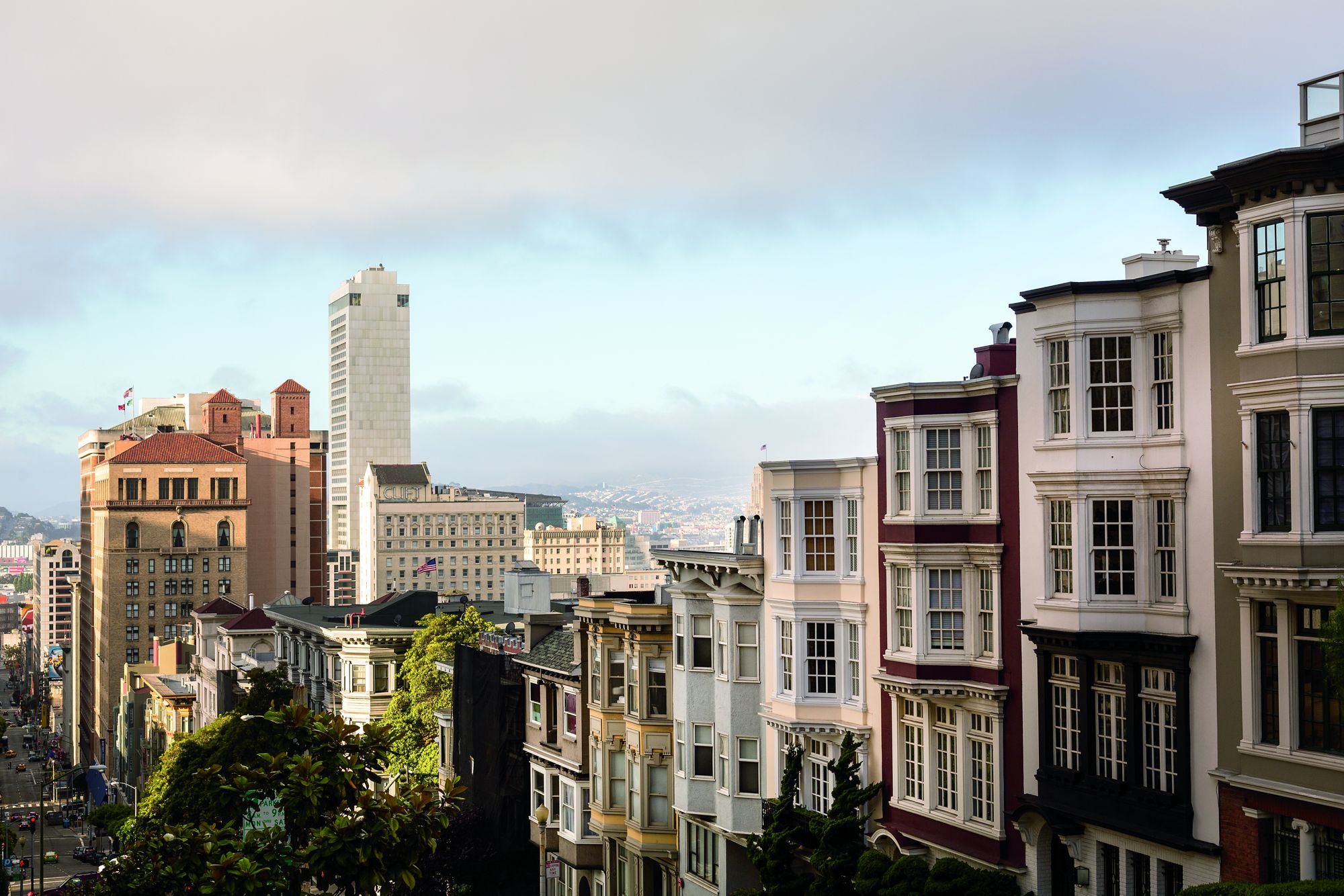 ホテルのあるノブヒール地区