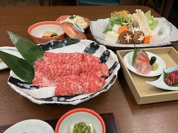 {季節限定} 静岡県産牛しゃぶ＆金目刺身付きプラン