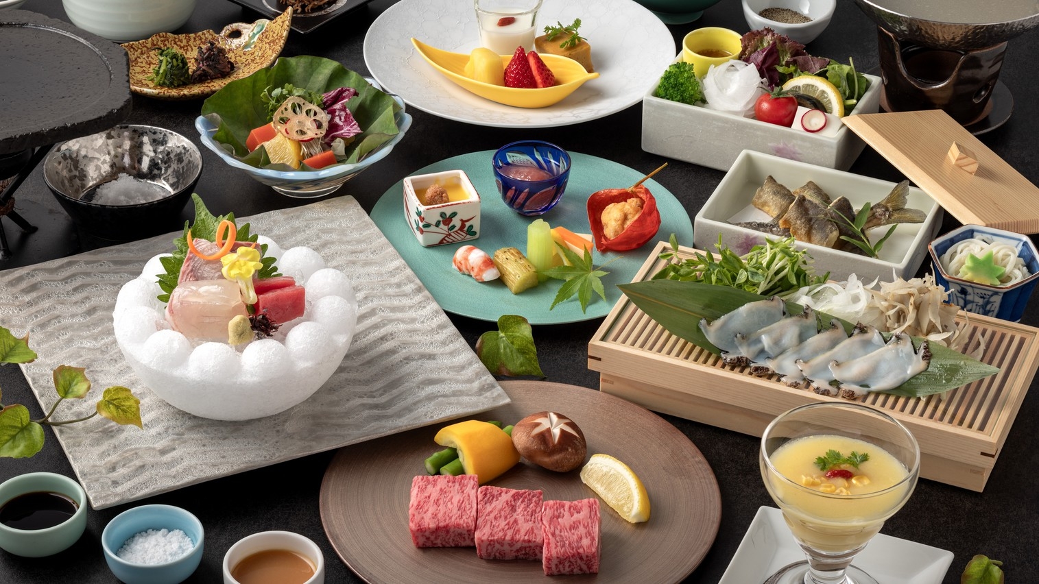 【最大5，000円お得！もっと佐賀旅キャンペーン】プライベートラウンジ特典付◆上級会席を半個室で◆