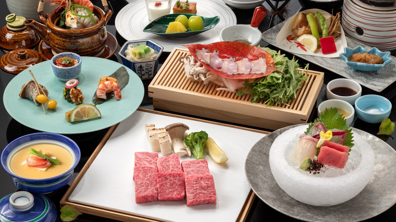 当館売筋2位【ブランド佐賀牛付料理長おすすめ上級会席】佐賀牛100ｇ付Ver.