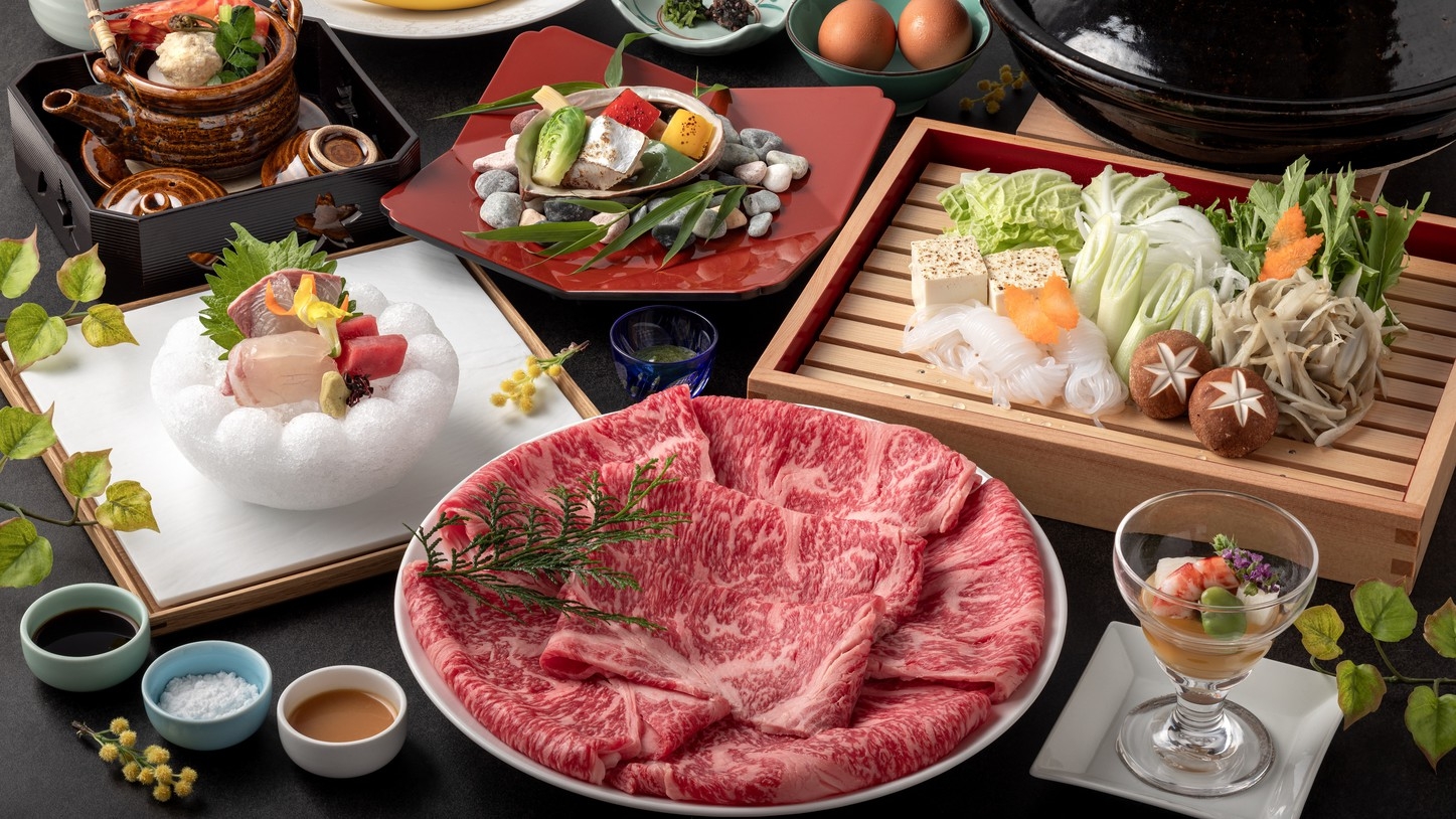 【上すき焼き◆ブランド佐賀牛1人150ｇ】料理長特製“割り下”でどうぞ◆朝夕個室風食事処