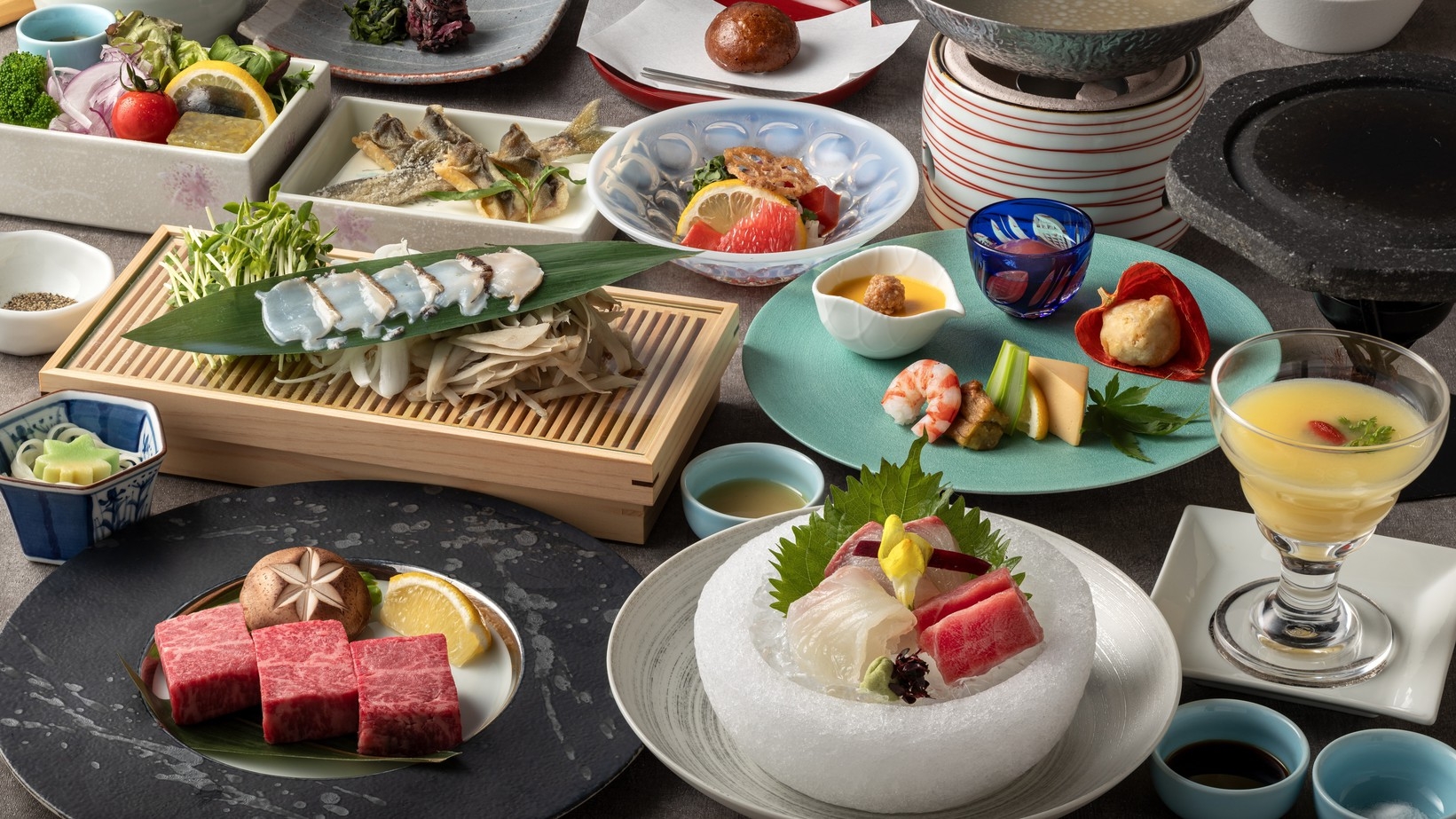 【夏割1500円OFF】ラウンジ特典付◆料理長おすすめ会席◆赤身大好き『佐賀牛ヒレ 50g』ver.