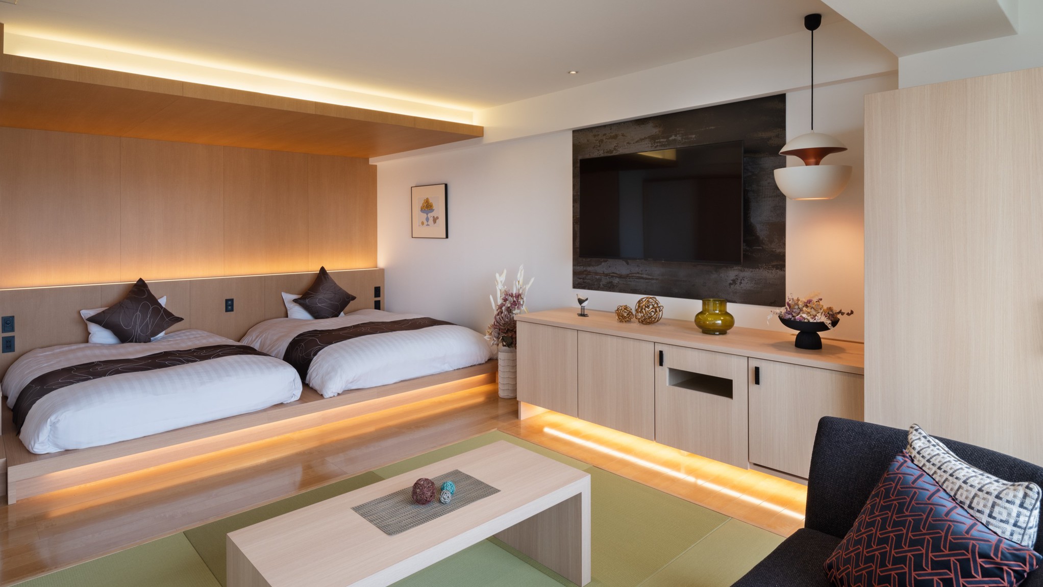 デラックス60平米B（ワイド露天風呂ルーム付）