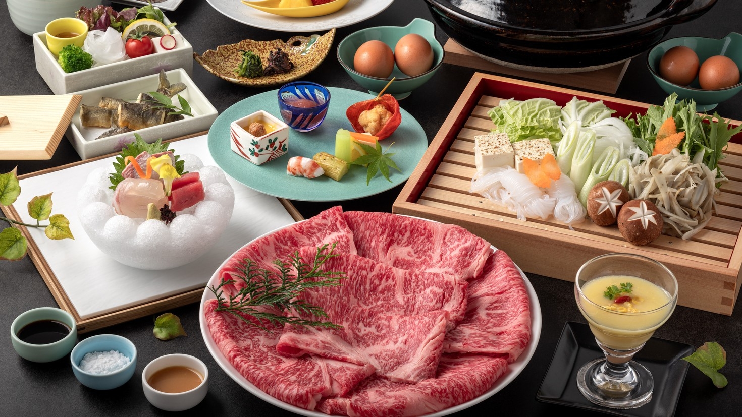 【上すき焼き◆ブランド佐賀牛1人150ｇ】料理長特製“割り下”でどうぞ◆朝夕個室風食事処